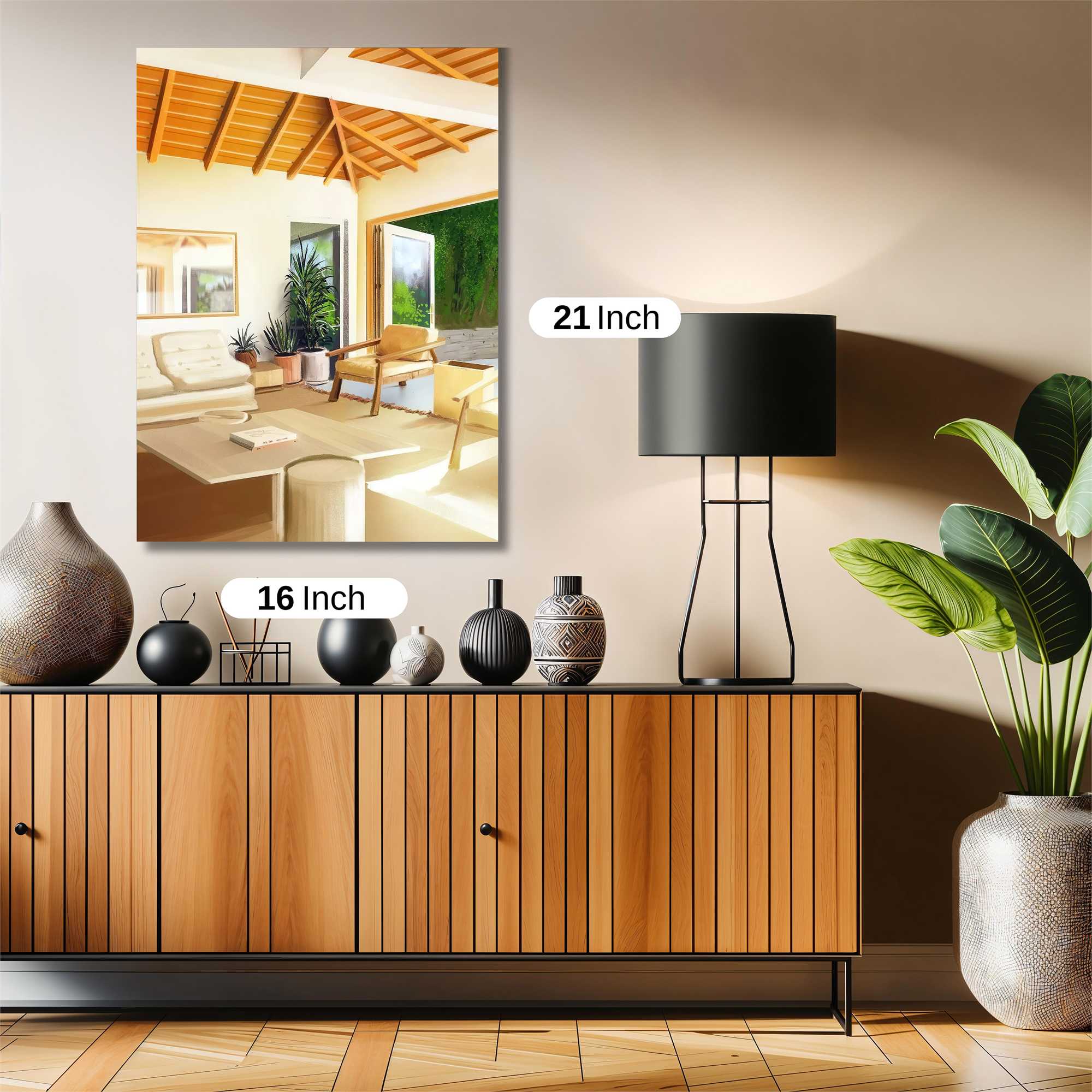 Sunlit Serenity Safe Wall Magnetic / M