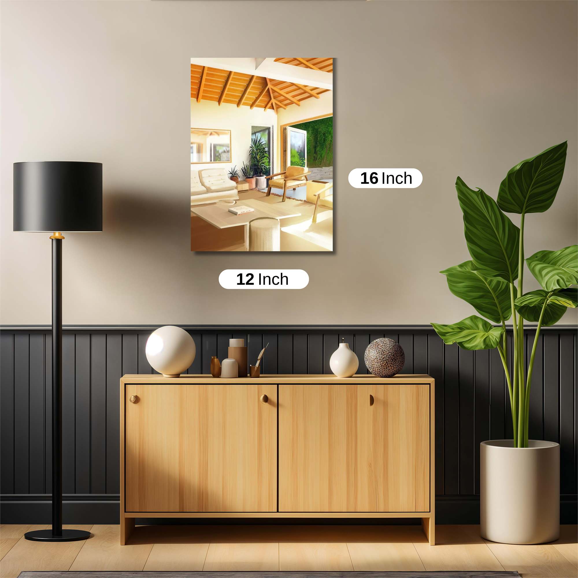 Sunlit Serenity Safe Wall Magnetic / M