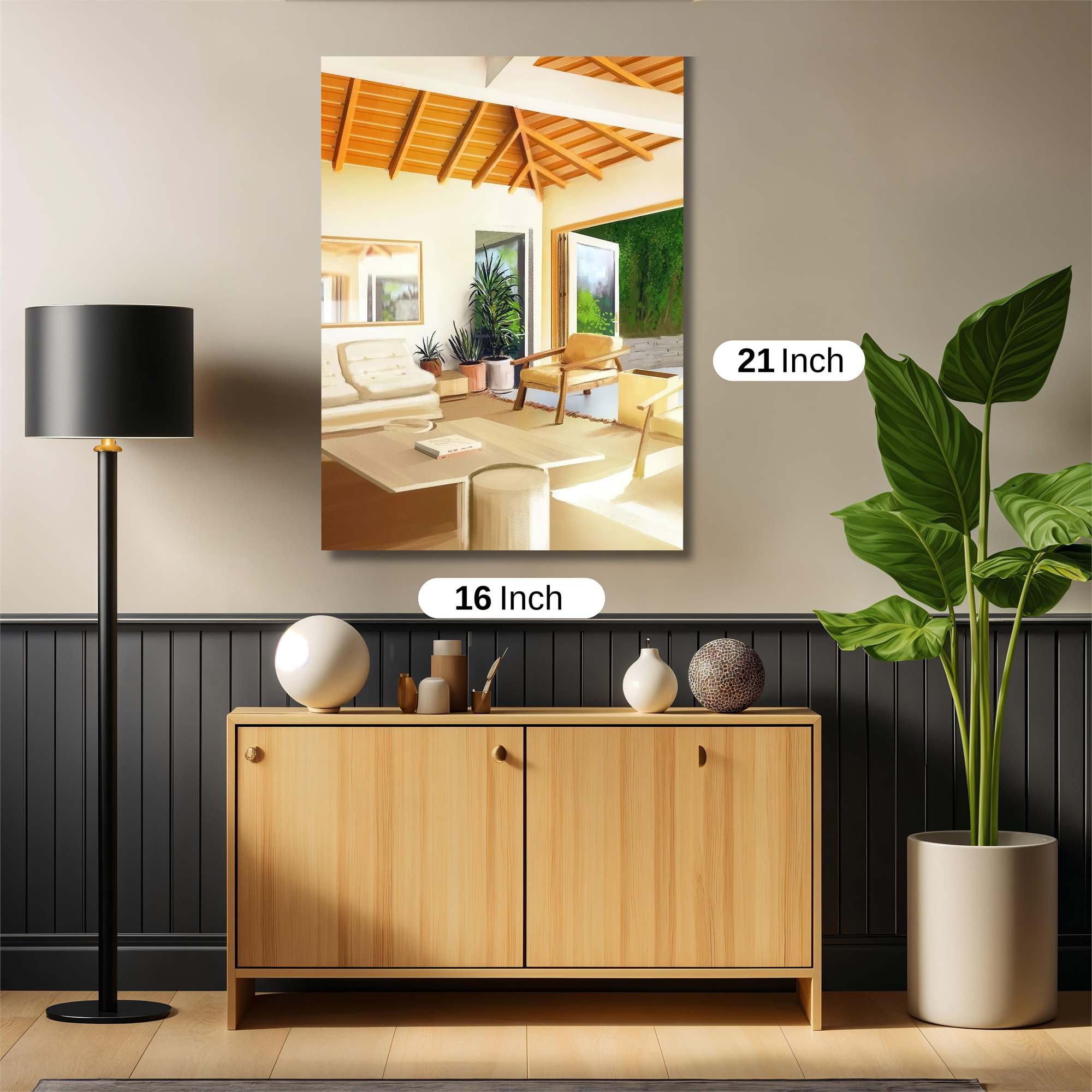 Sunlit Serenity Safe Wall Magnetic / M