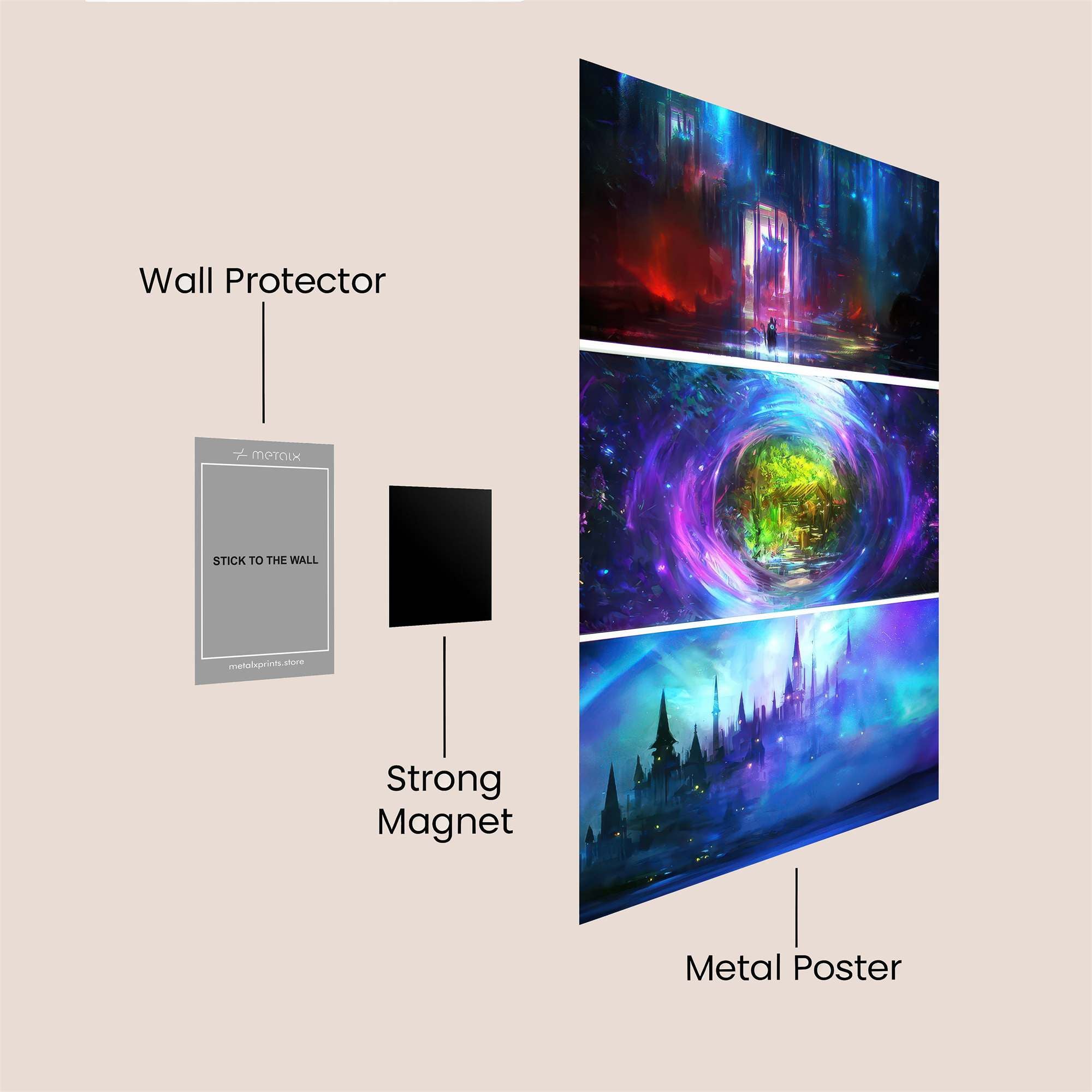 Portal Enigma Safe Wall Magnetic / M