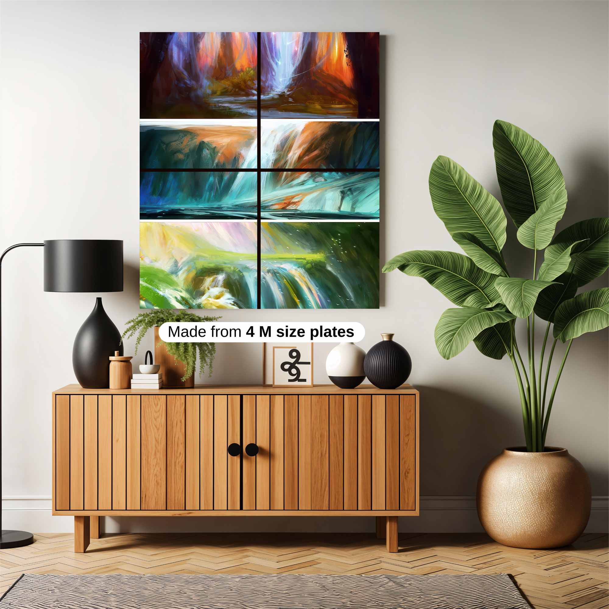 Waterfall Serenity Safe Wall Magnetic / M