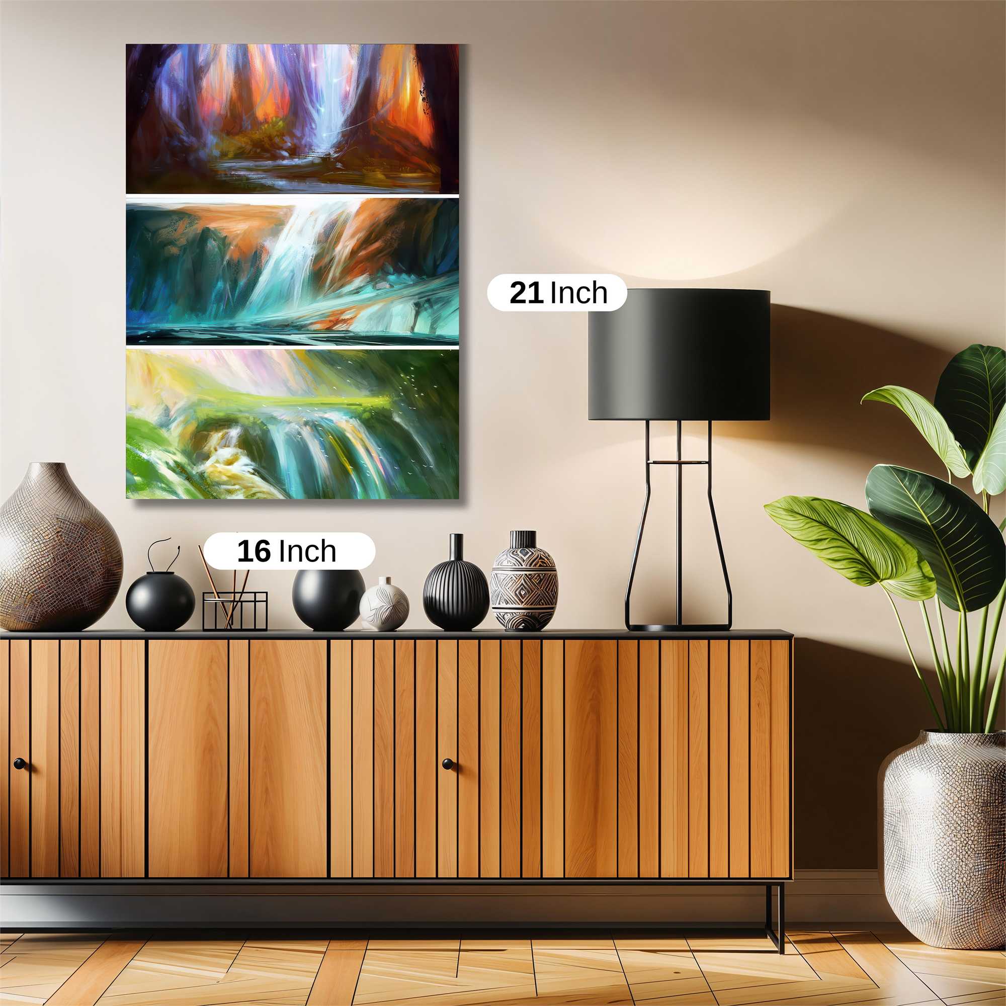 Waterfall Serenity Safe Wall Magnetic / M