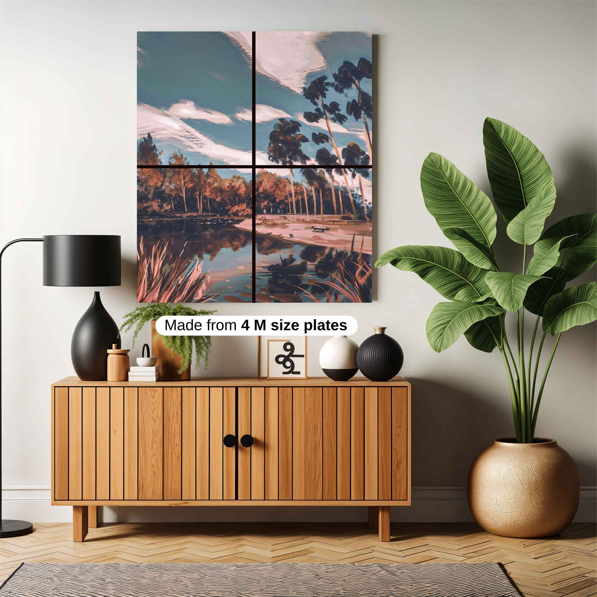 Clouded Serenity Safe Wall Magnetic / M