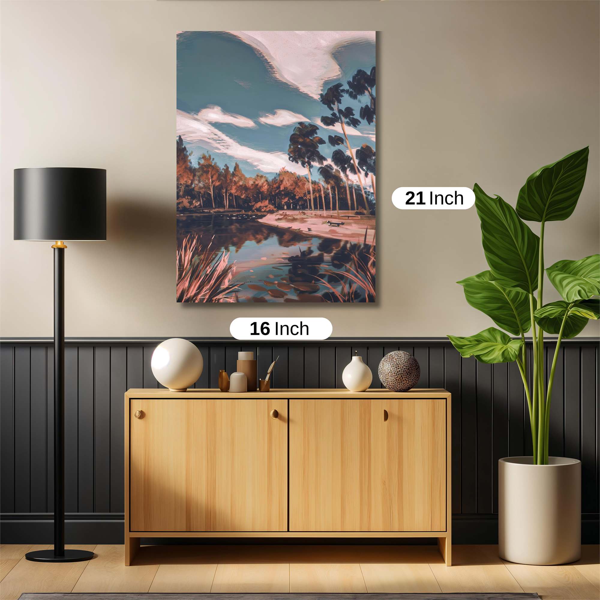 Clouded Serenity Safe Wall Magnetic / M