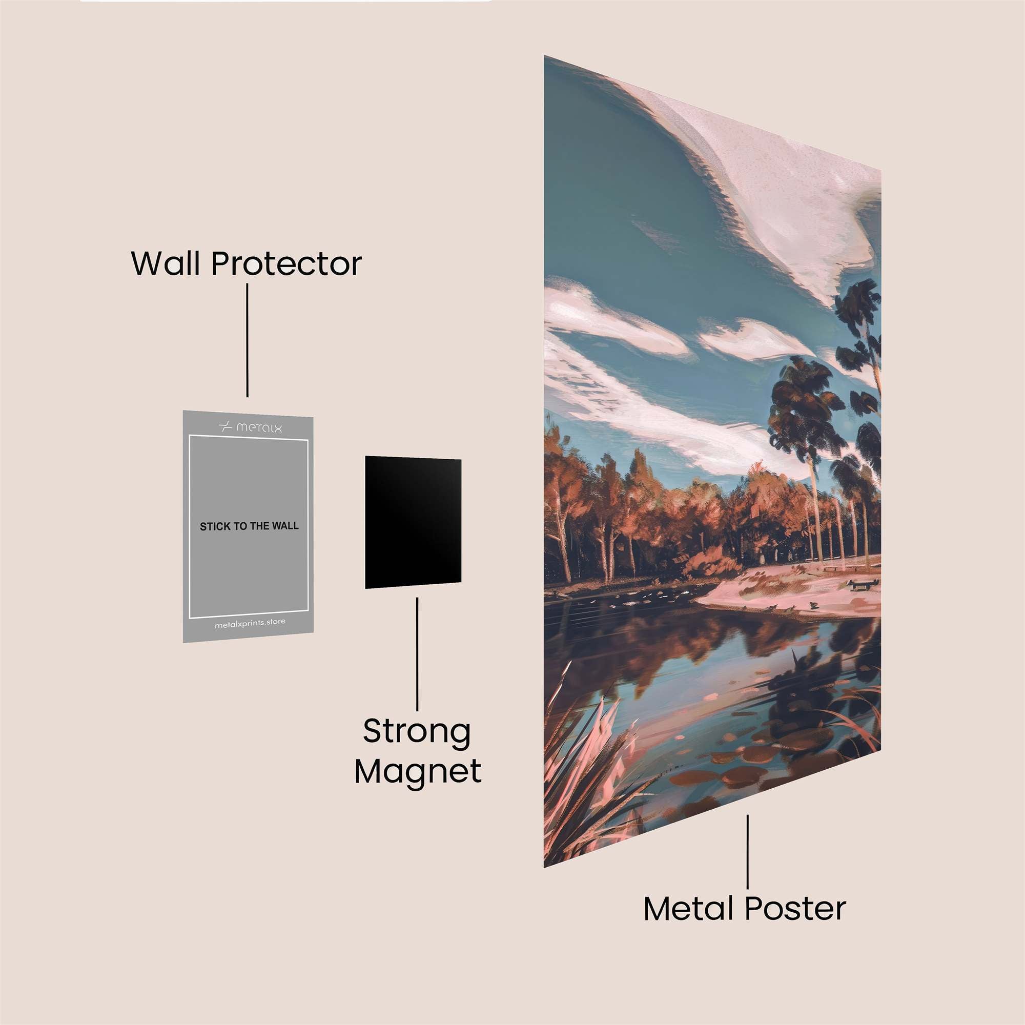 Clouded Serenity Safe Wall Magnetic / M