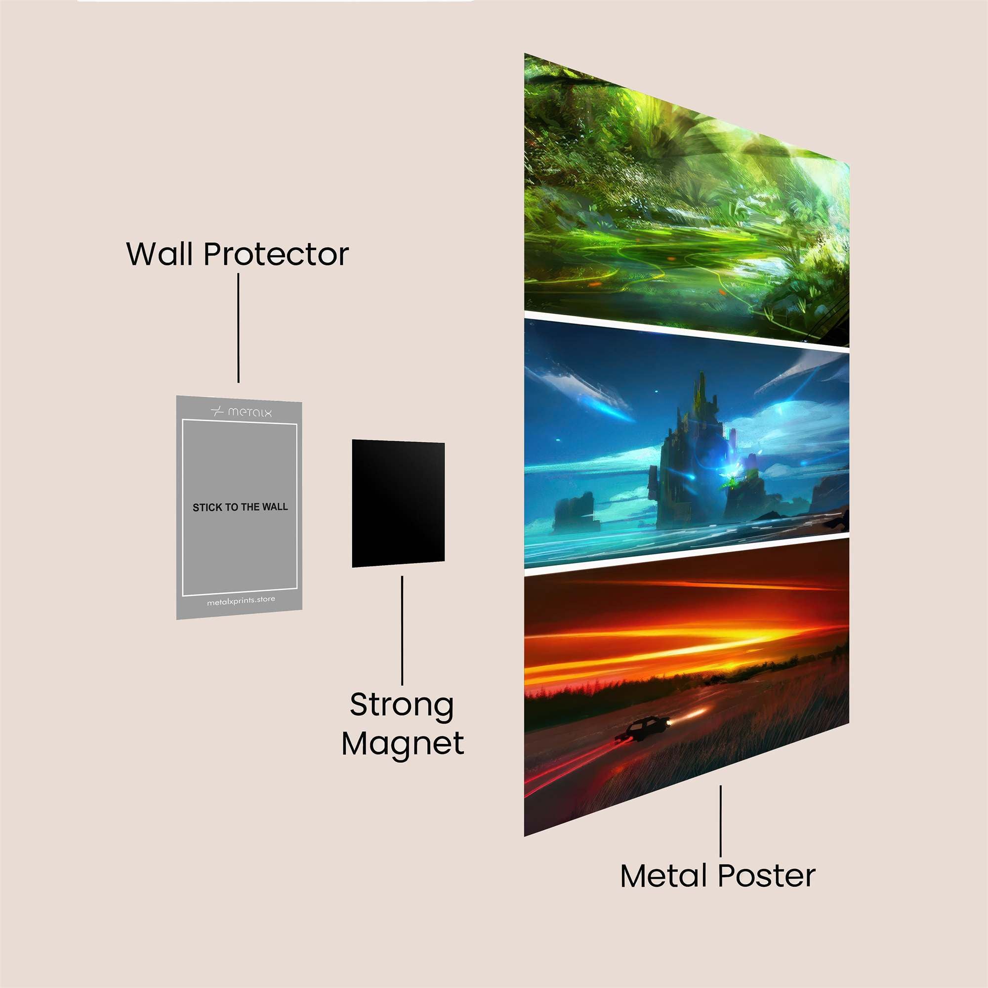 ForestWhisper Safe Wall Magnetic / M