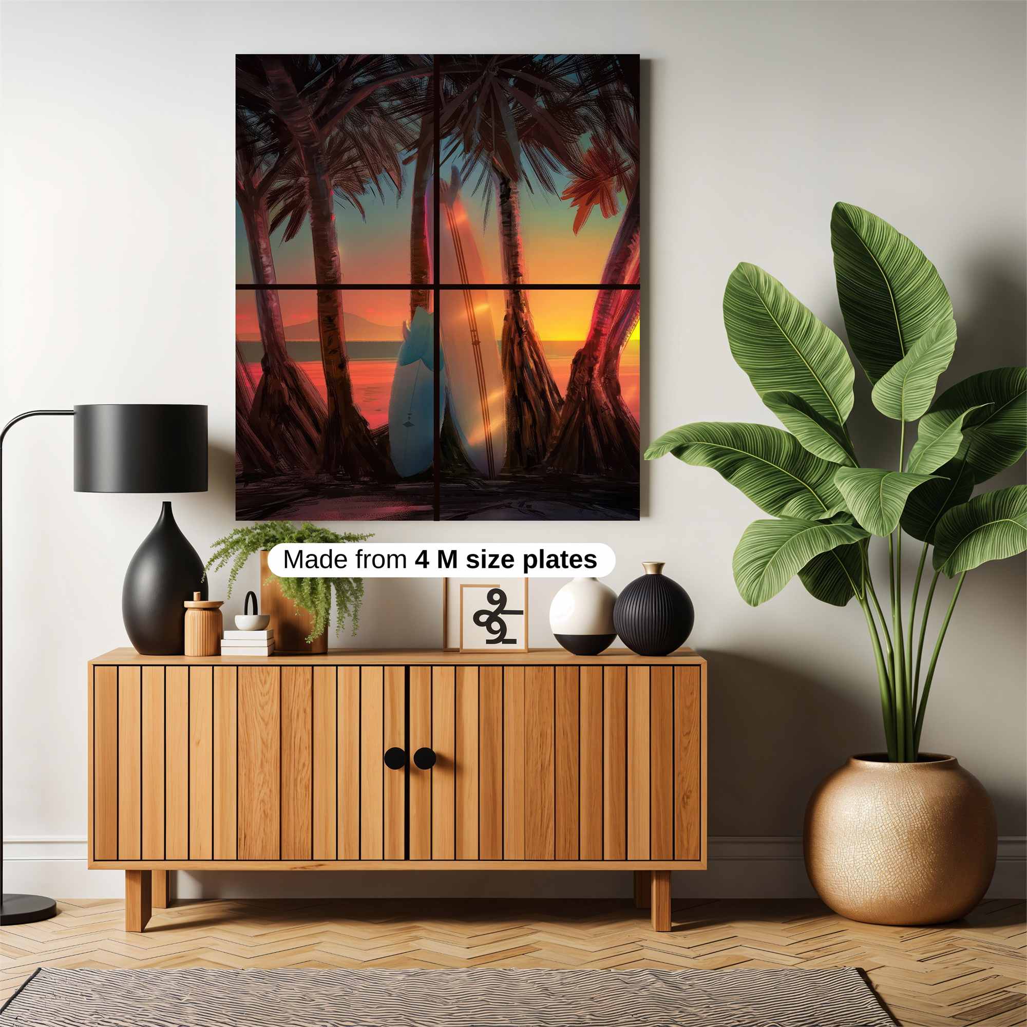 Sunset Serenity Safe Wall Magnetic / M