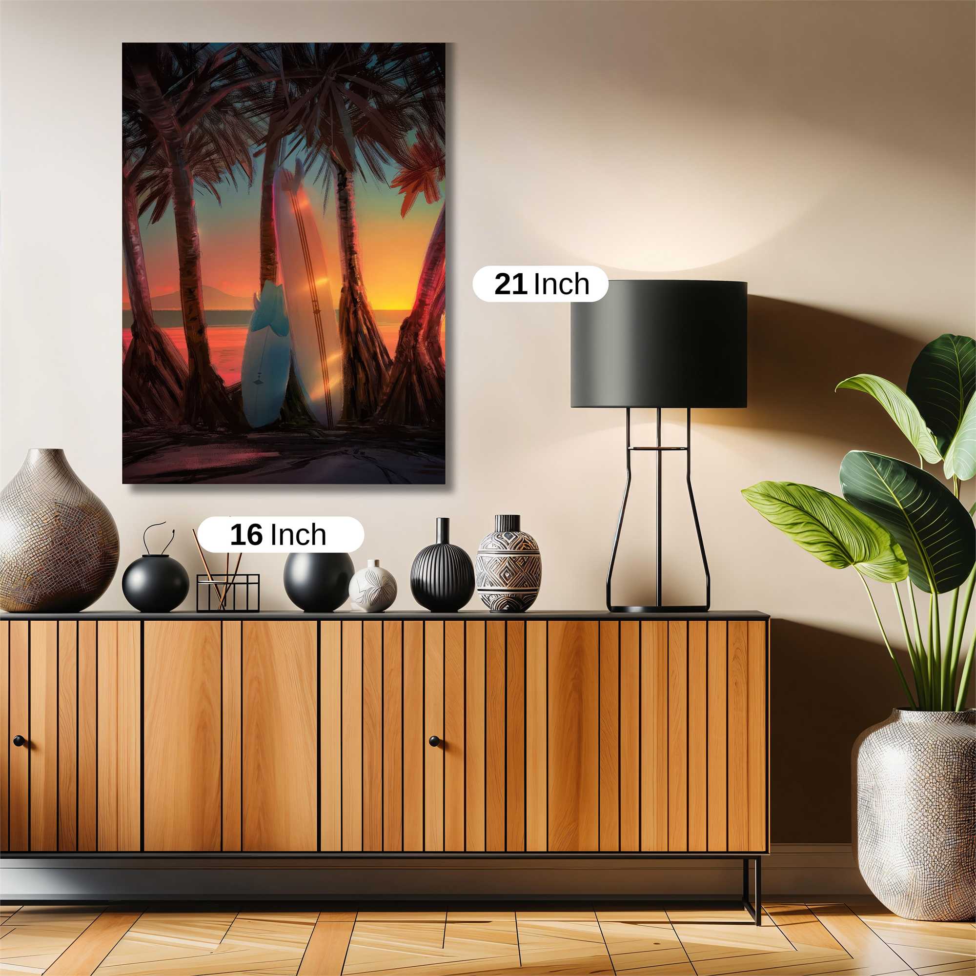 Sunset Serenity Safe Wall Magnetic / M