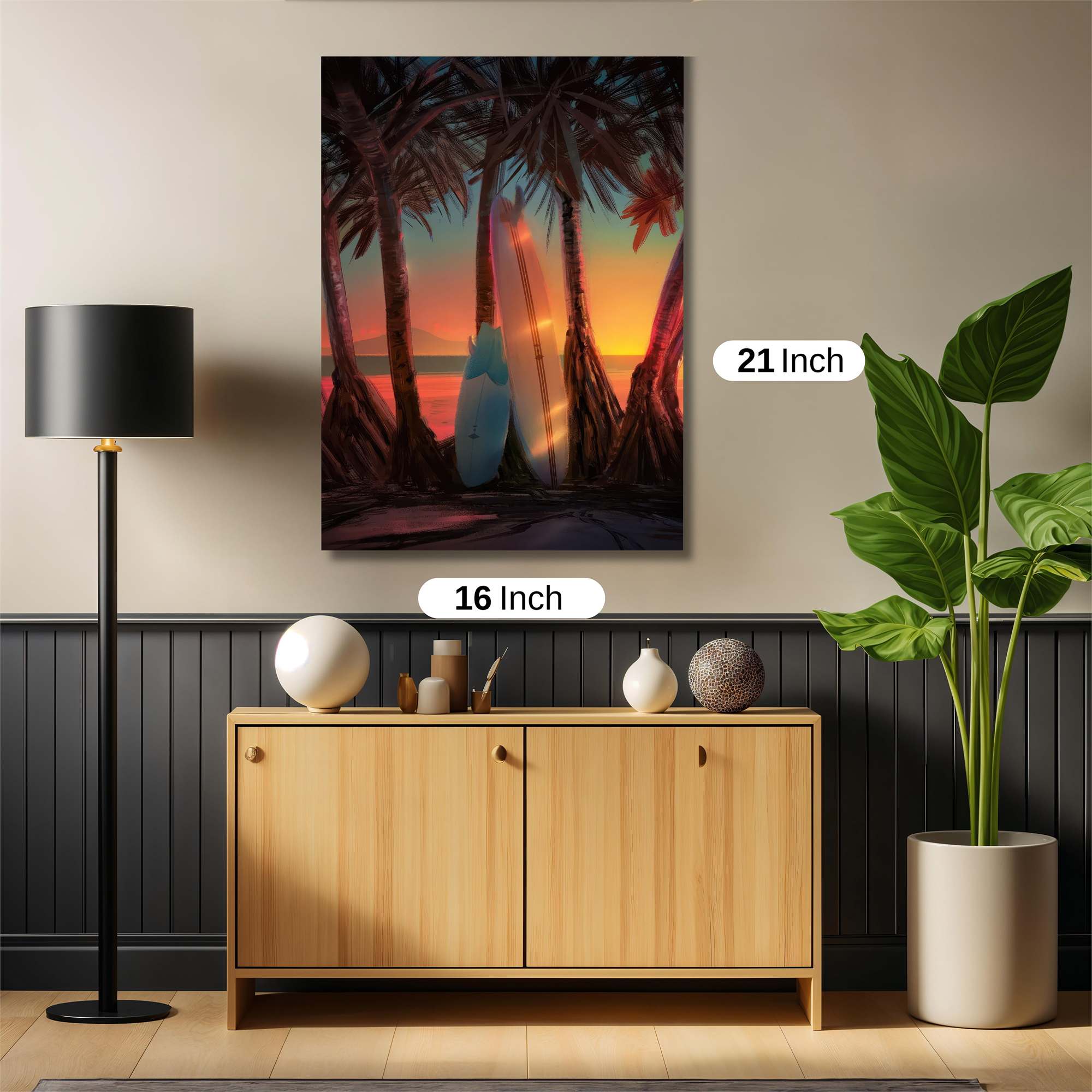 Sunset Serenity Safe Wall Magnetic / M