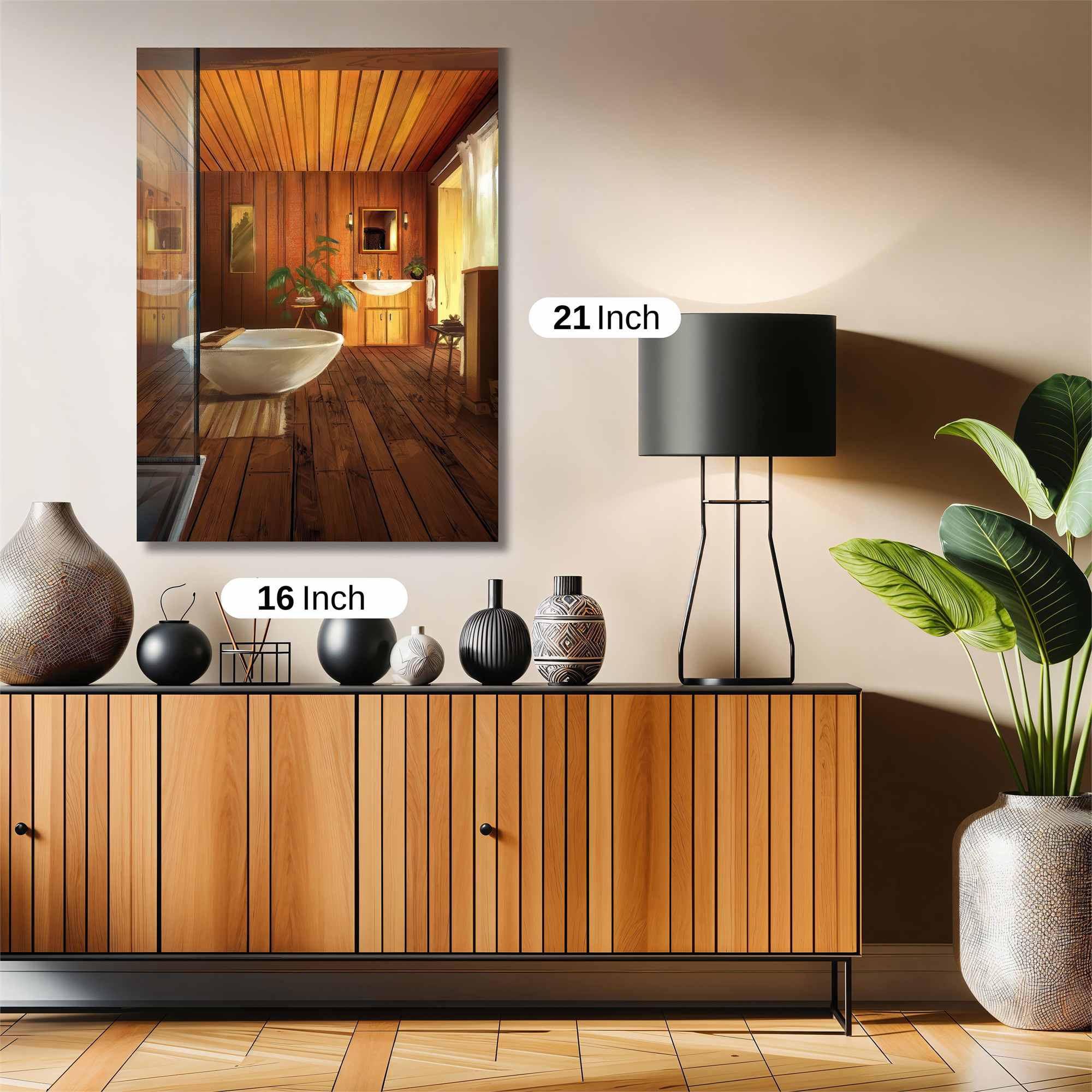 Wooden Serenity Safe Wall Magnetic / M