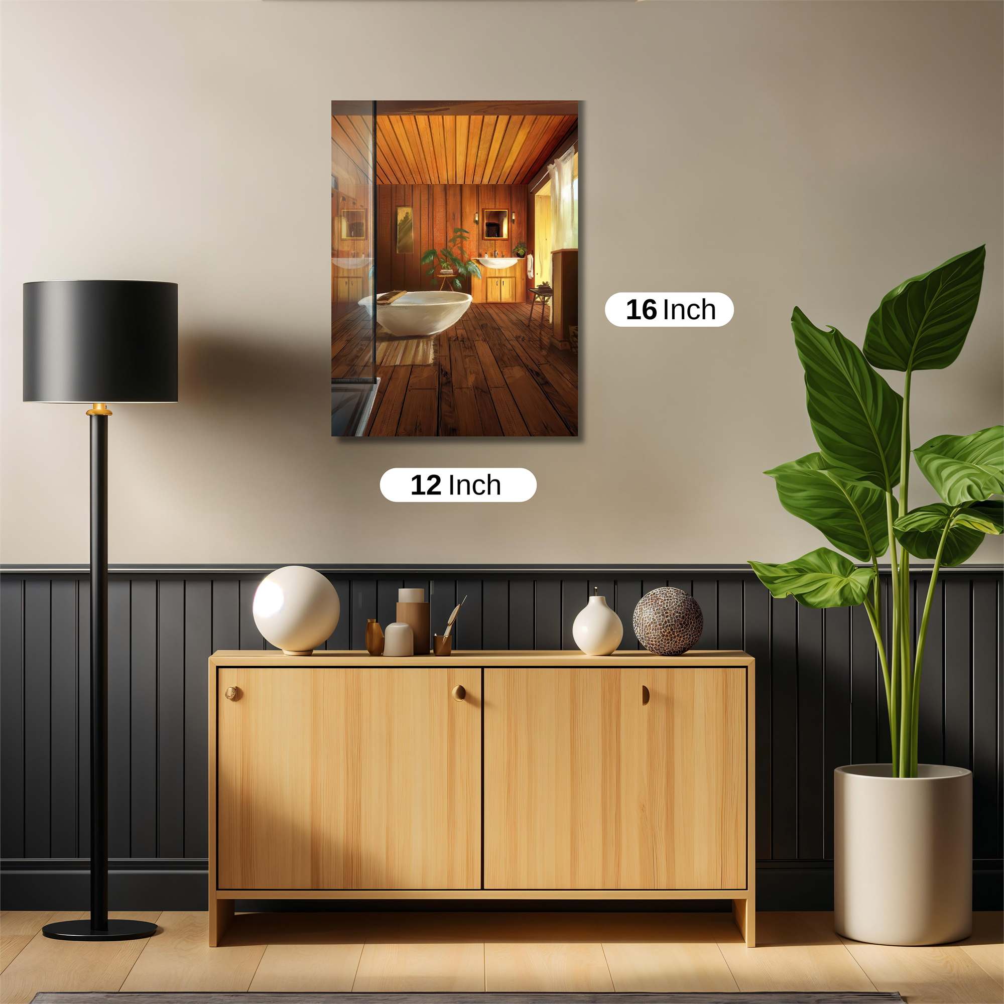 Wooden Serenity Safe Wall Magnetic / M