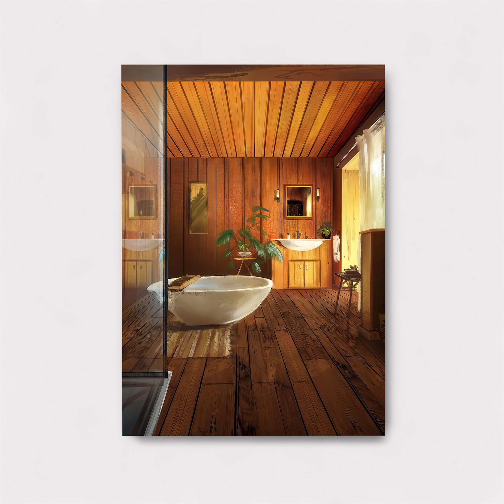 Wooden Serenity Safe Wall Magnetic / M