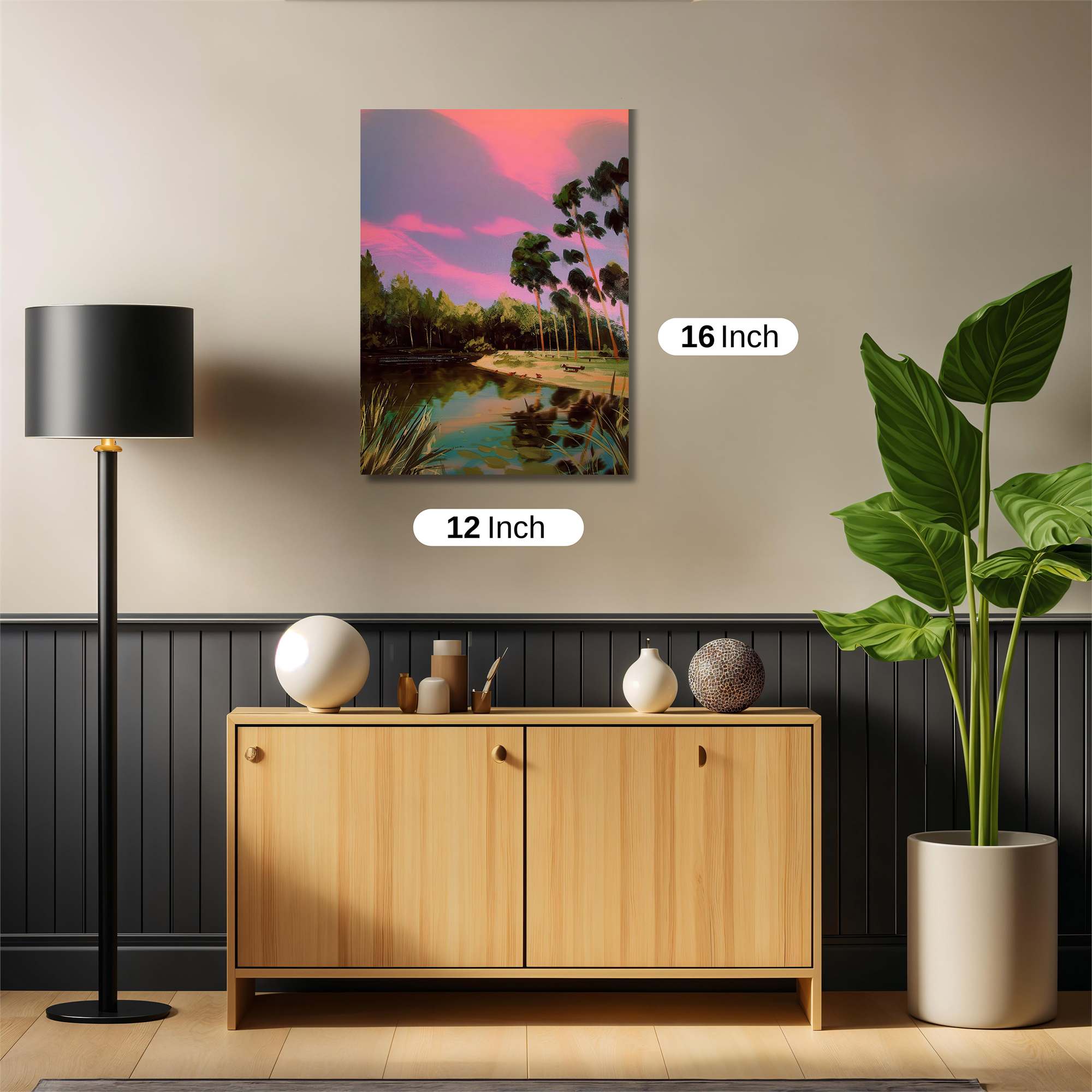 Sunset Serenity Safe Wall Magnetic / M