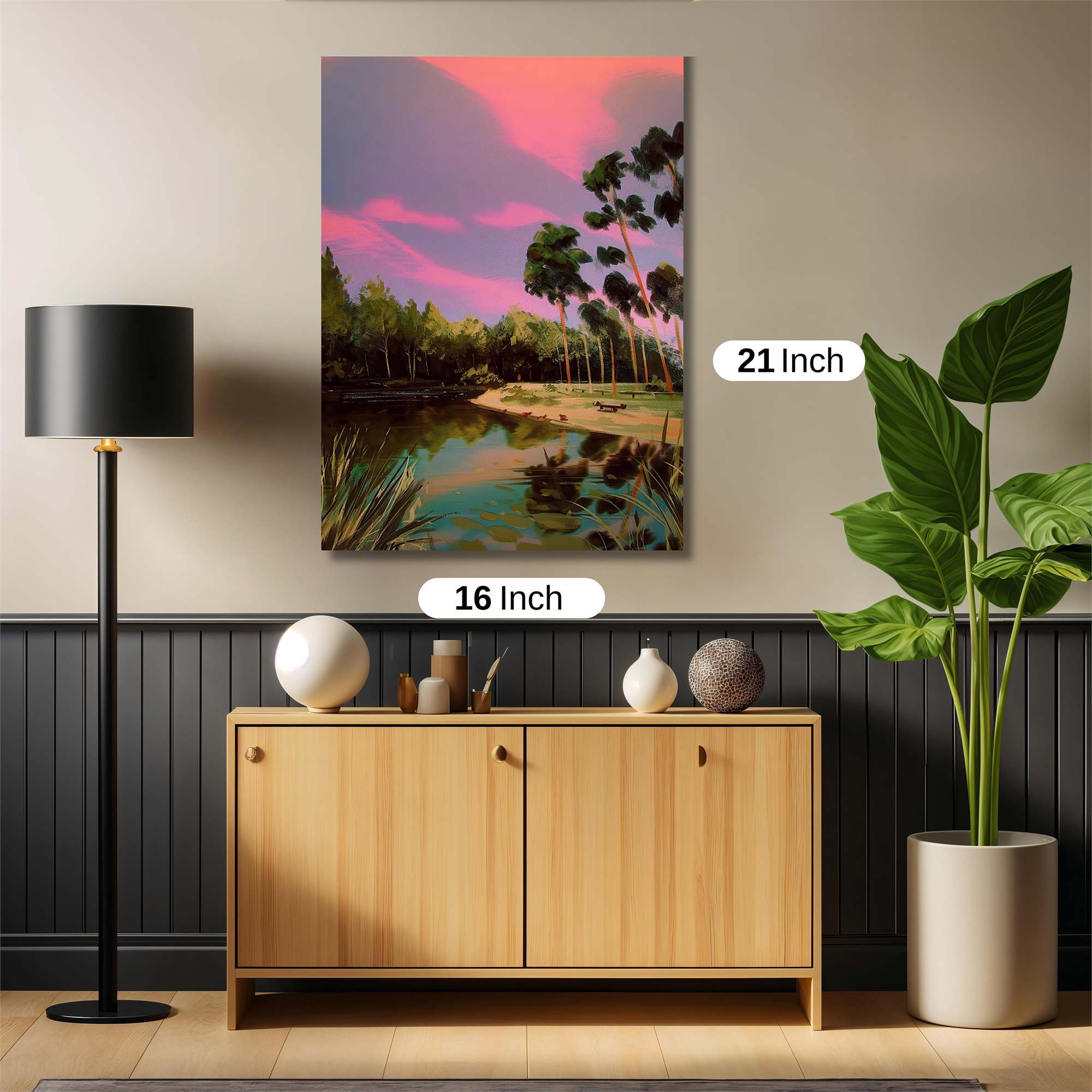 Sunset Serenity Safe Wall Magnetic / M