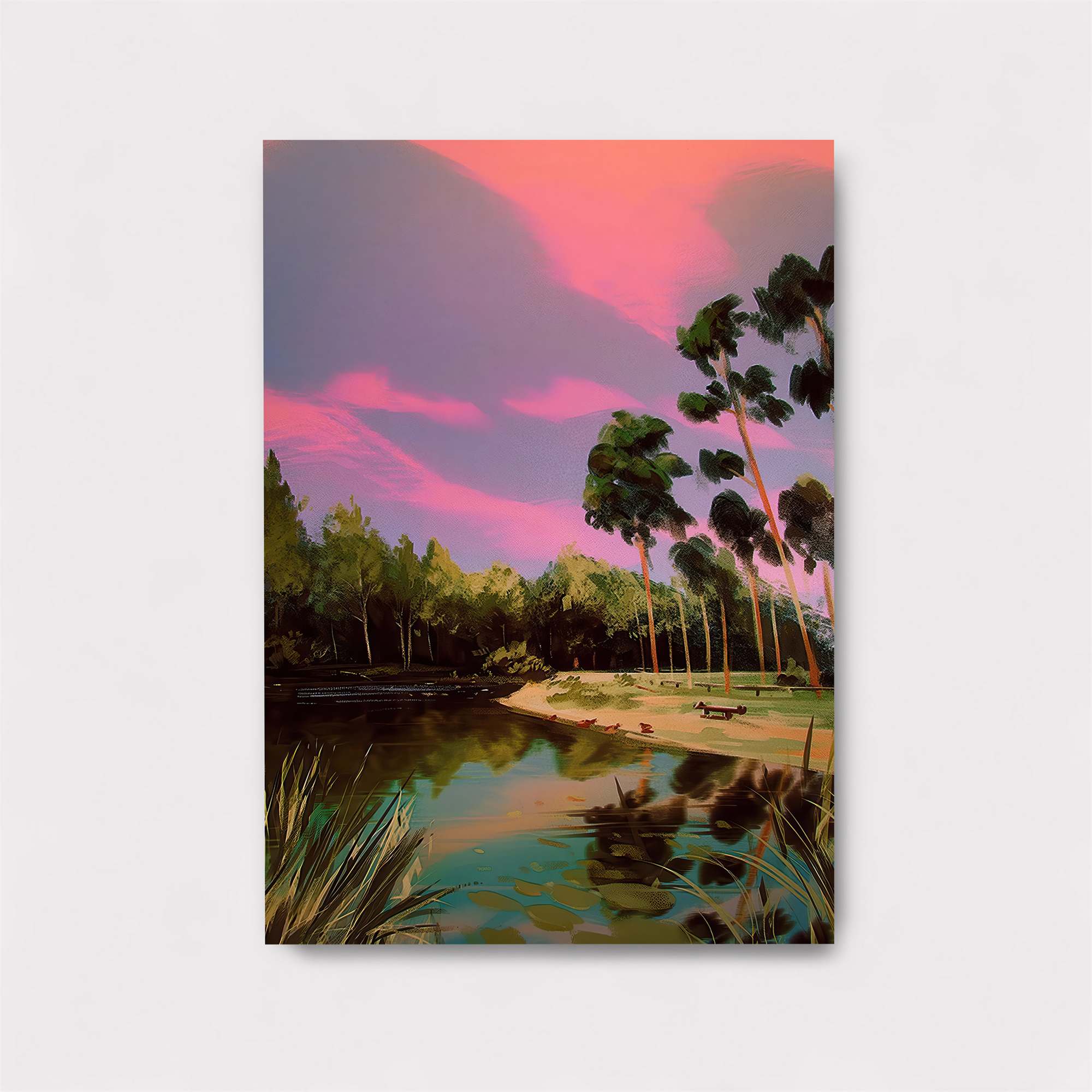Sunset Serenity Safe Wall Magnetic / M