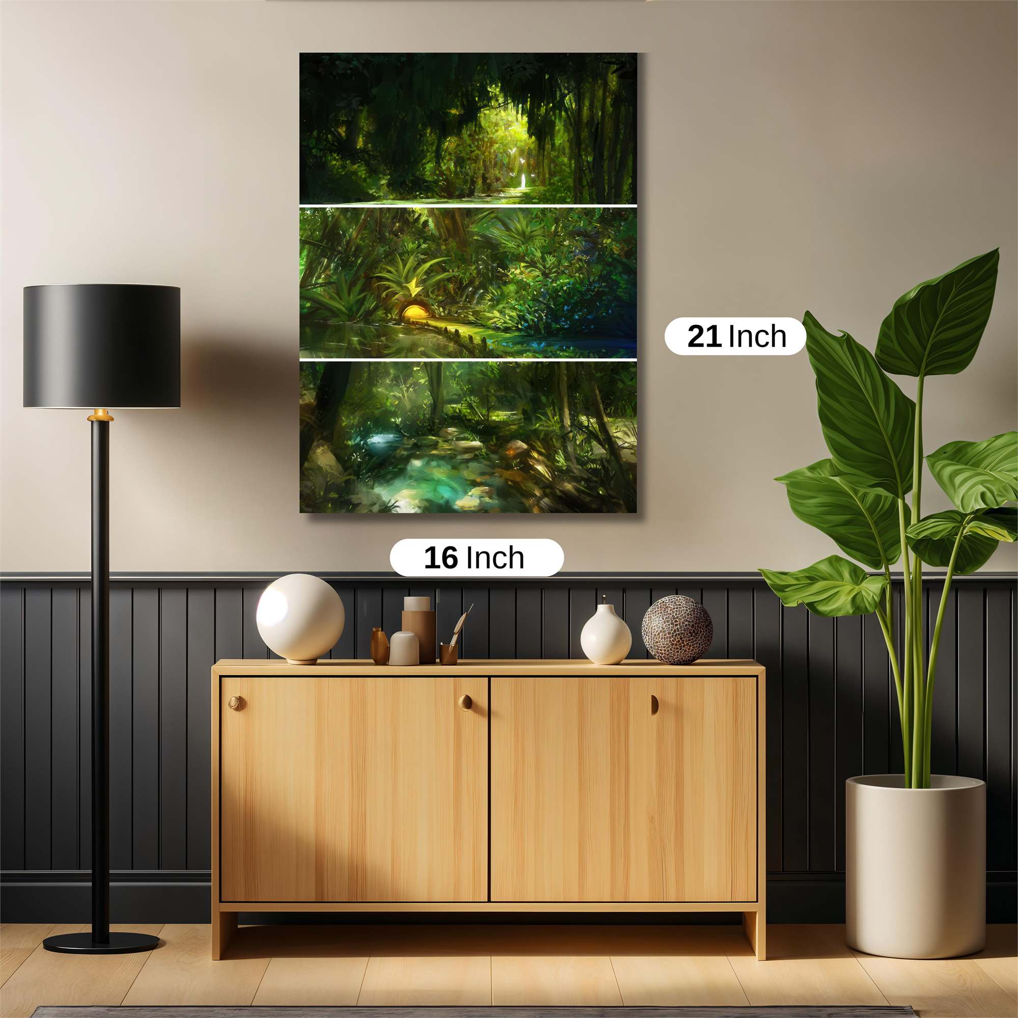 Jungle Serenity Safe Wall Magnetic / M