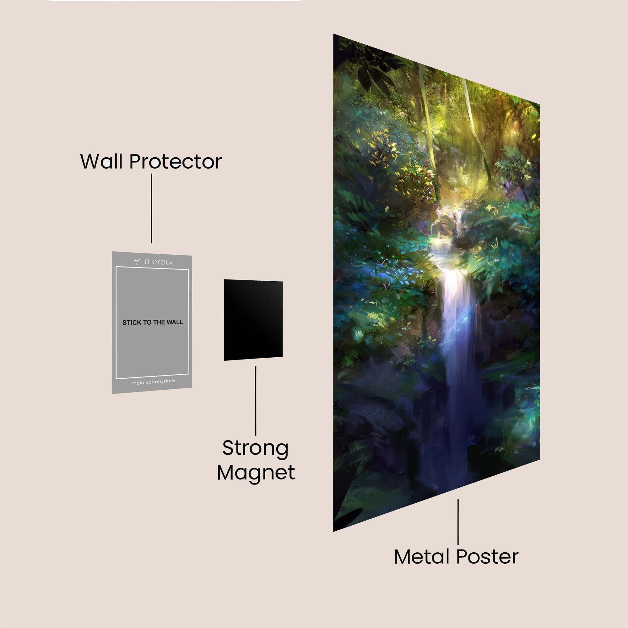 Jungle Serenity Safe Wall Magnetic / M