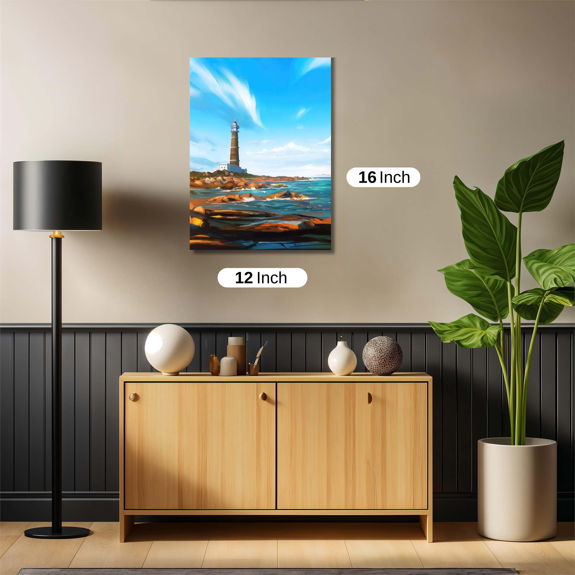 Lighthouse Serenity Safe Wall Magnetic / M