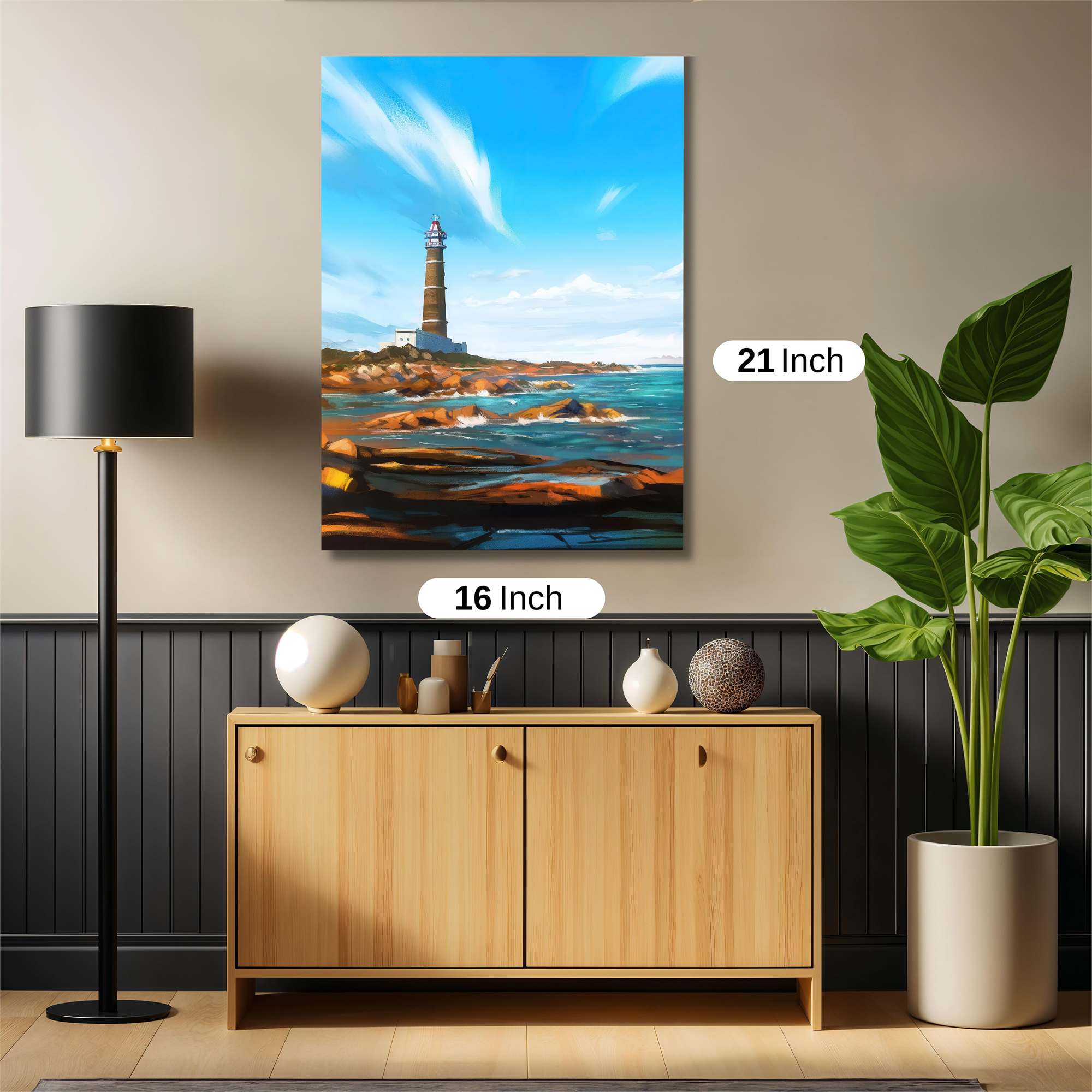 Lighthouse Serenity Safe Wall Magnetic / M