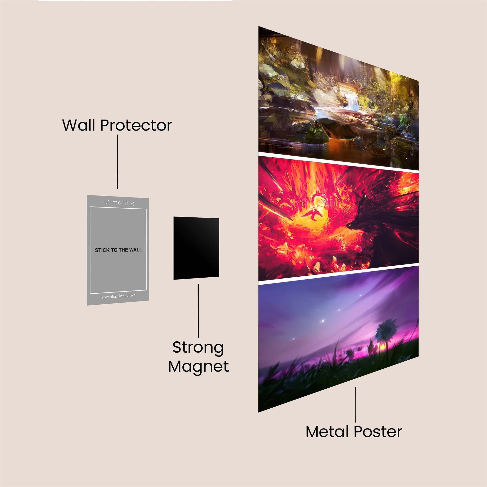 Jungle Serenity Safe Wall Magnetic / M