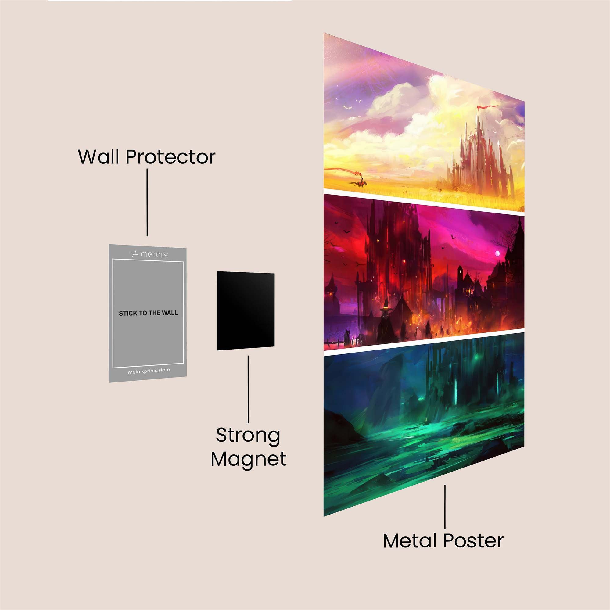 Castle Radiant Safe Wall Magnetic / M