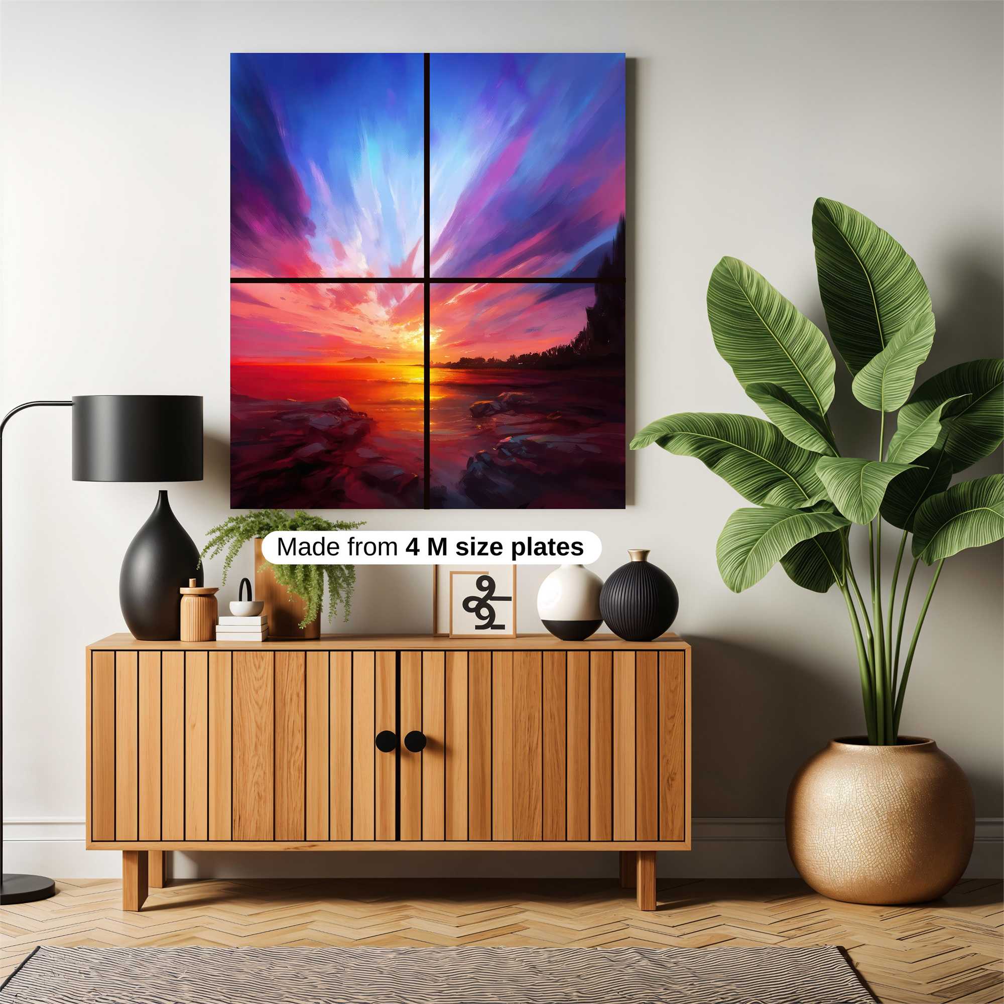 Sunset Serenity Safe Wall Magnetic / M