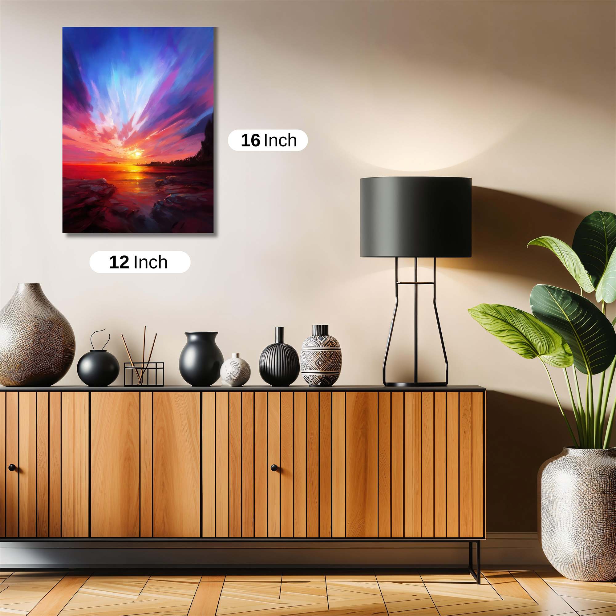 Sunset Serenity Safe Wall Magnetic / M