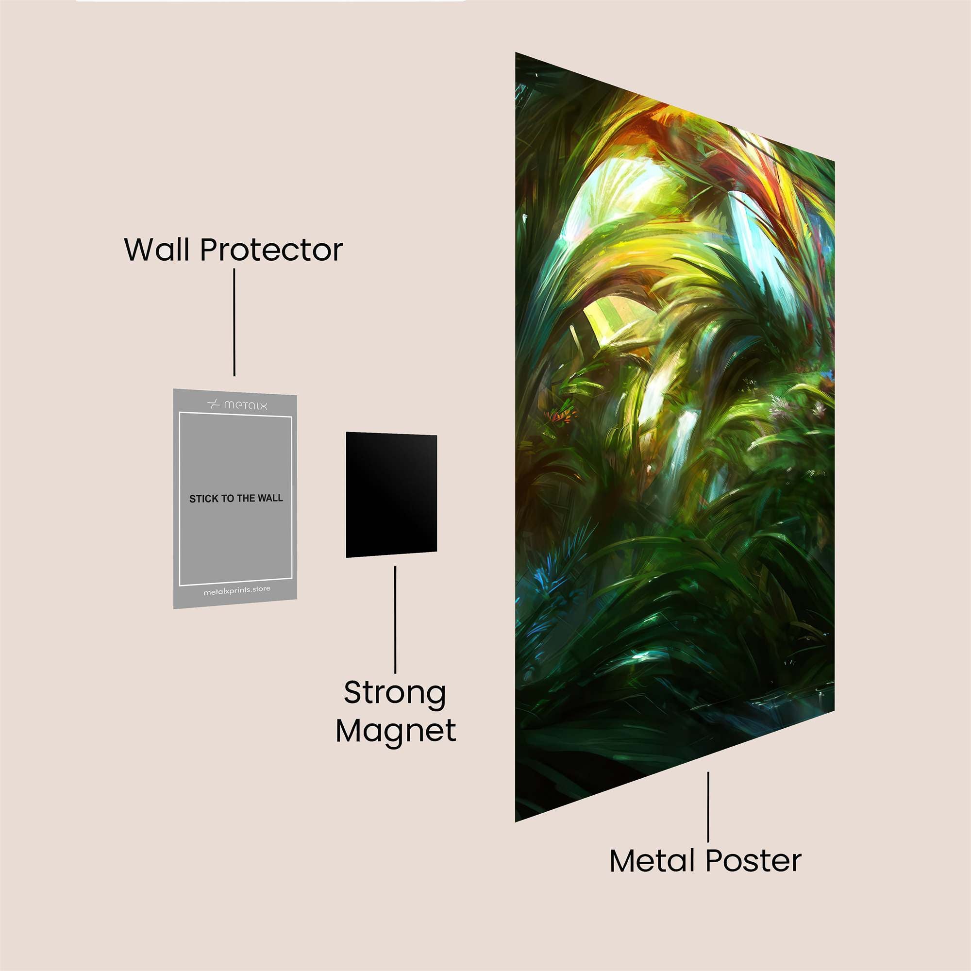 Jungle Radiance Safe Wall Magnetic / M