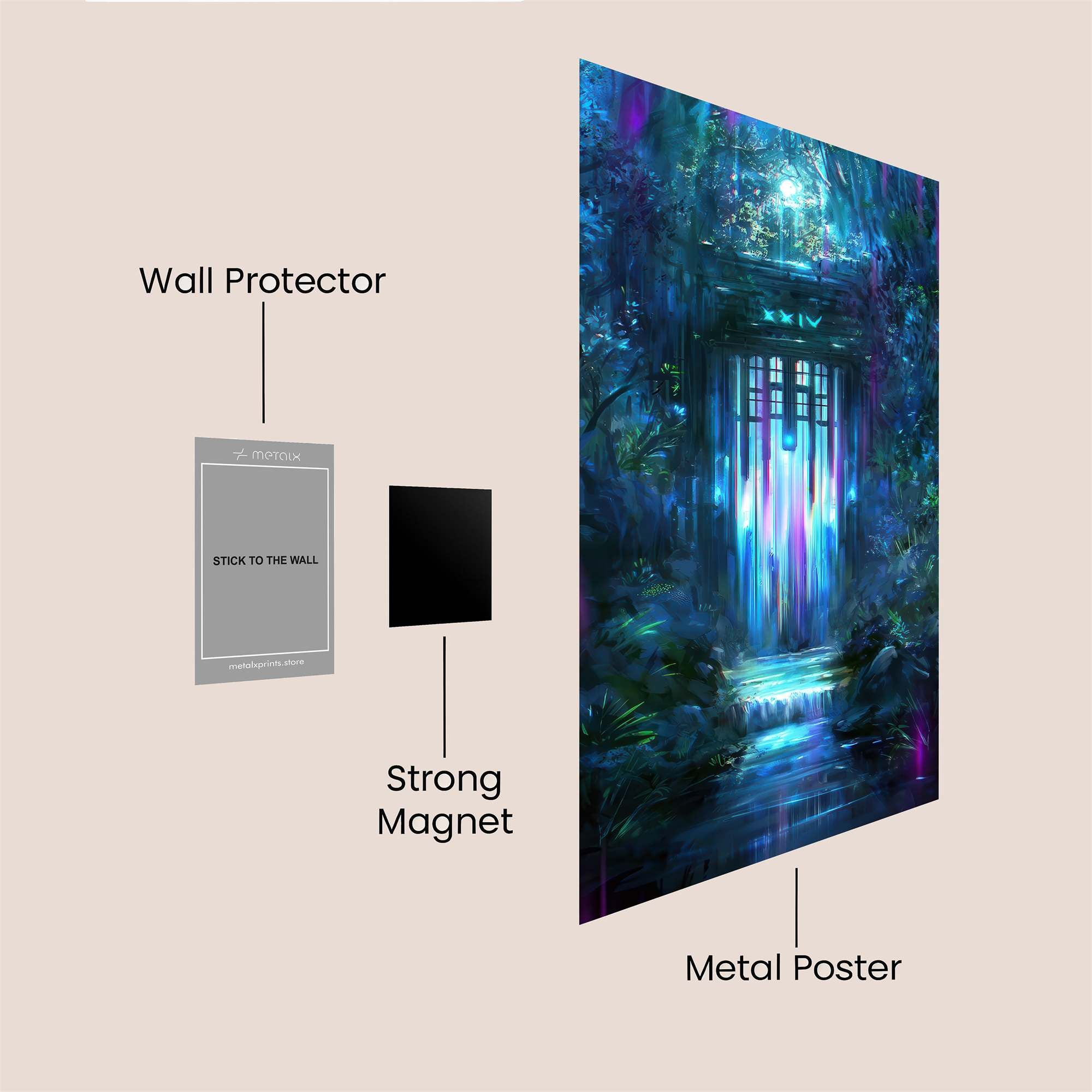 TARDIS Enigma Safe Wall Magnetic / M