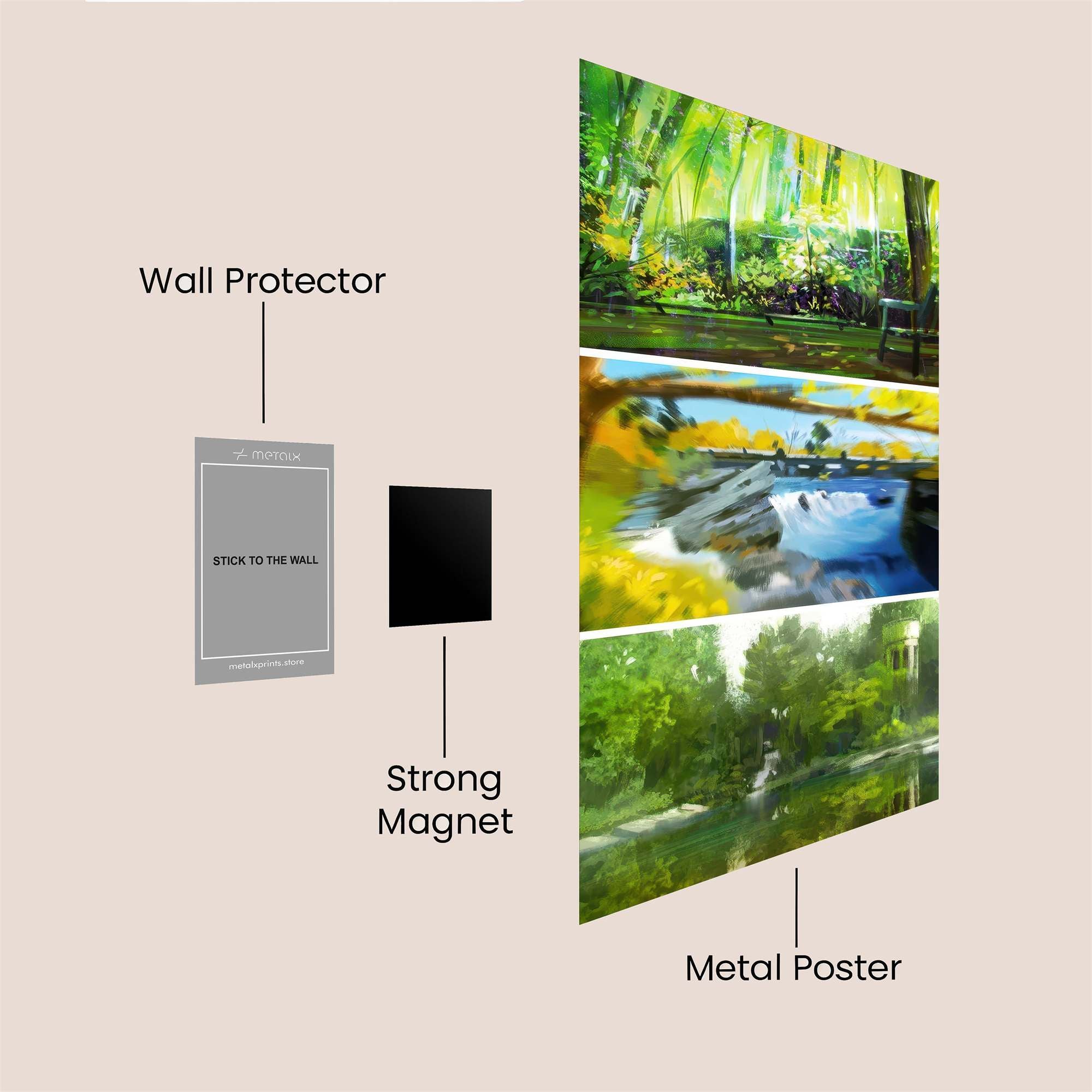 Nature's Serenity Safe Wall Magnetic / M