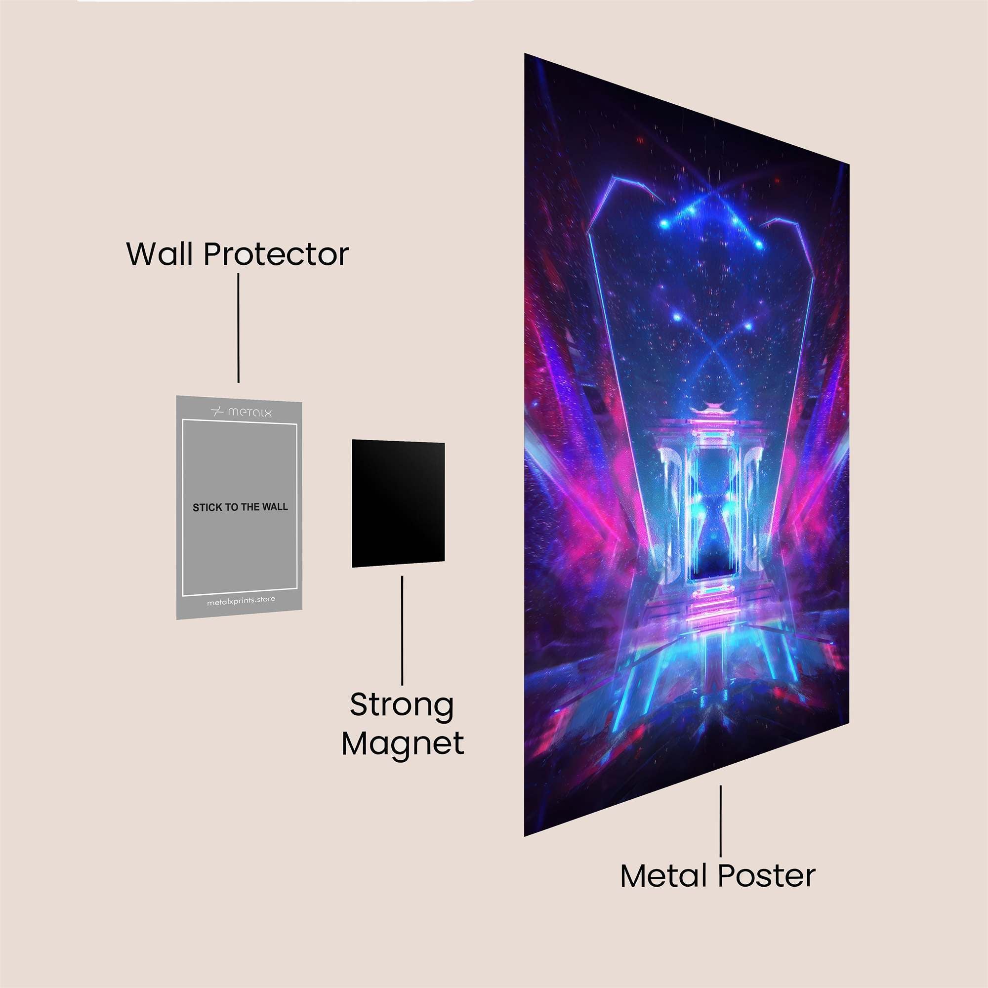 Portal Euphoria Safe Wall Magnetic / M