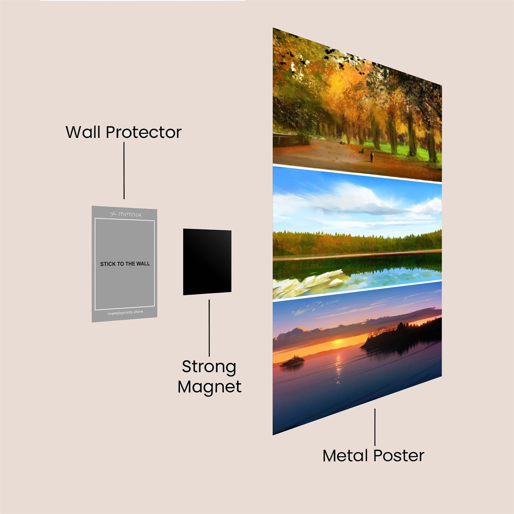 Autumn Serenity Safe Wall Magnetic / M