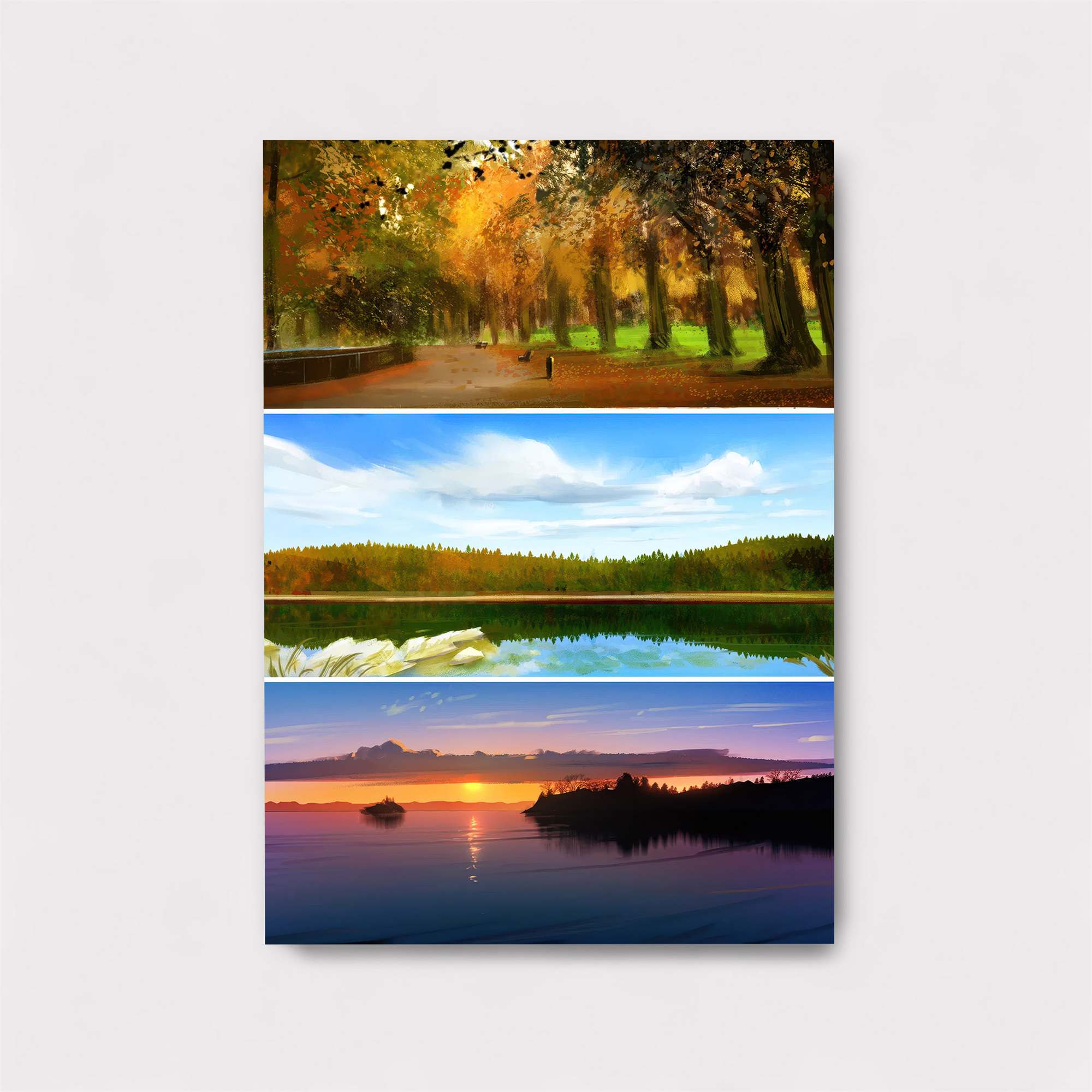 Autumn Serenity Safe Wall Magnetic / M