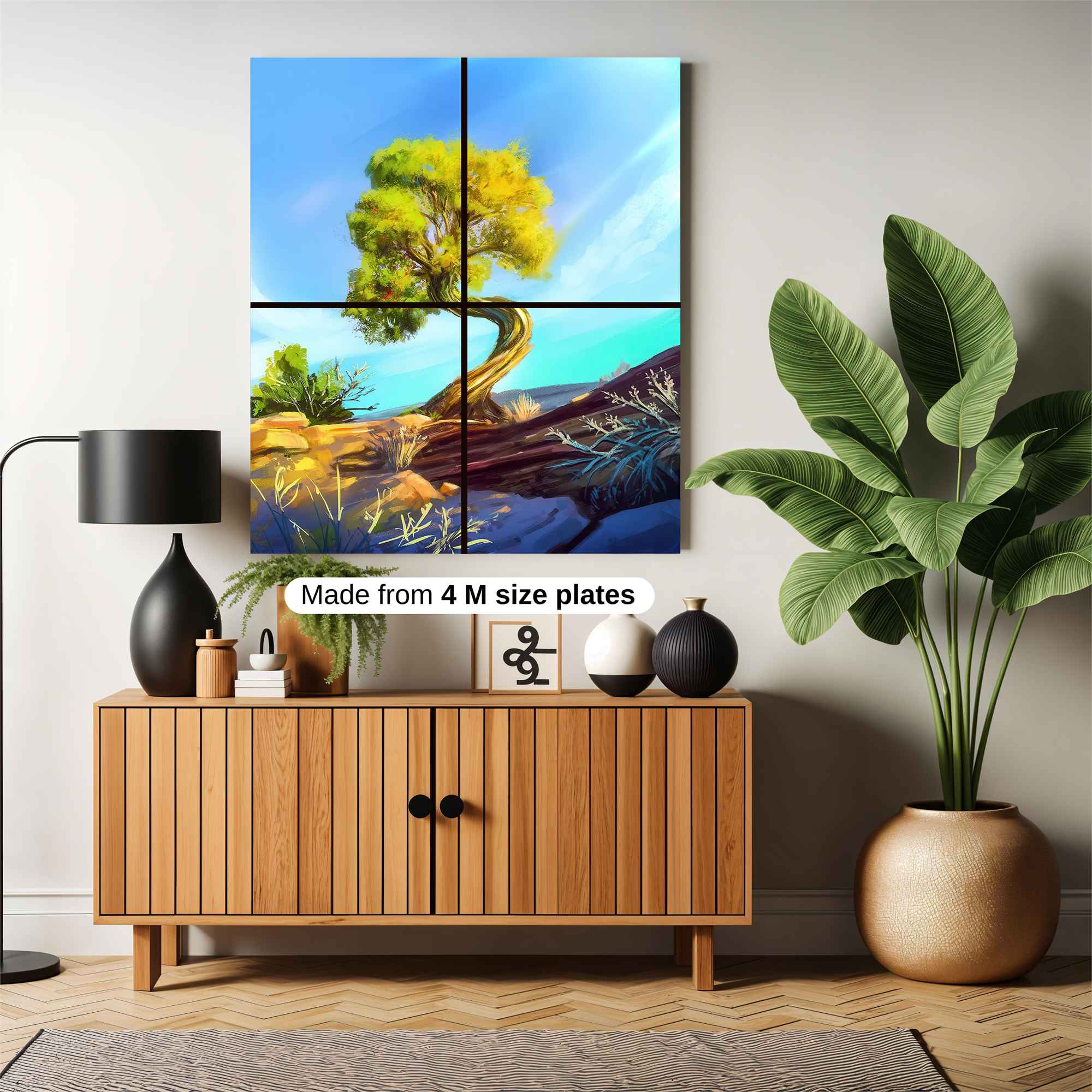 Whimsical Tree Safe Wall Magnetic / M