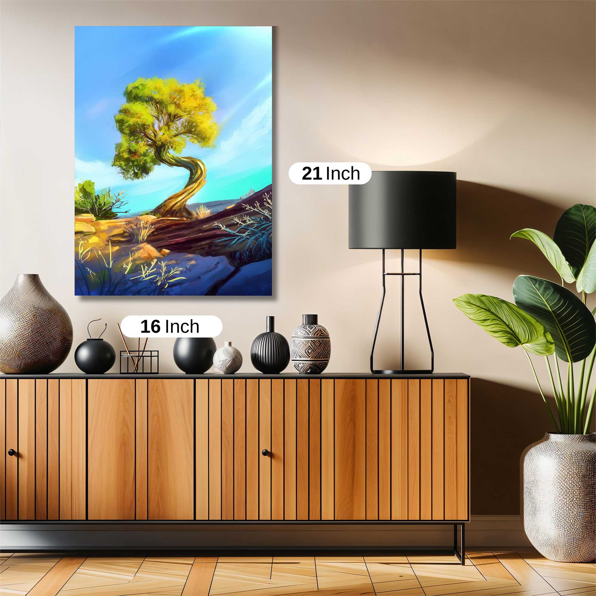 Whimsical Tree Safe Wall Magnetic / M