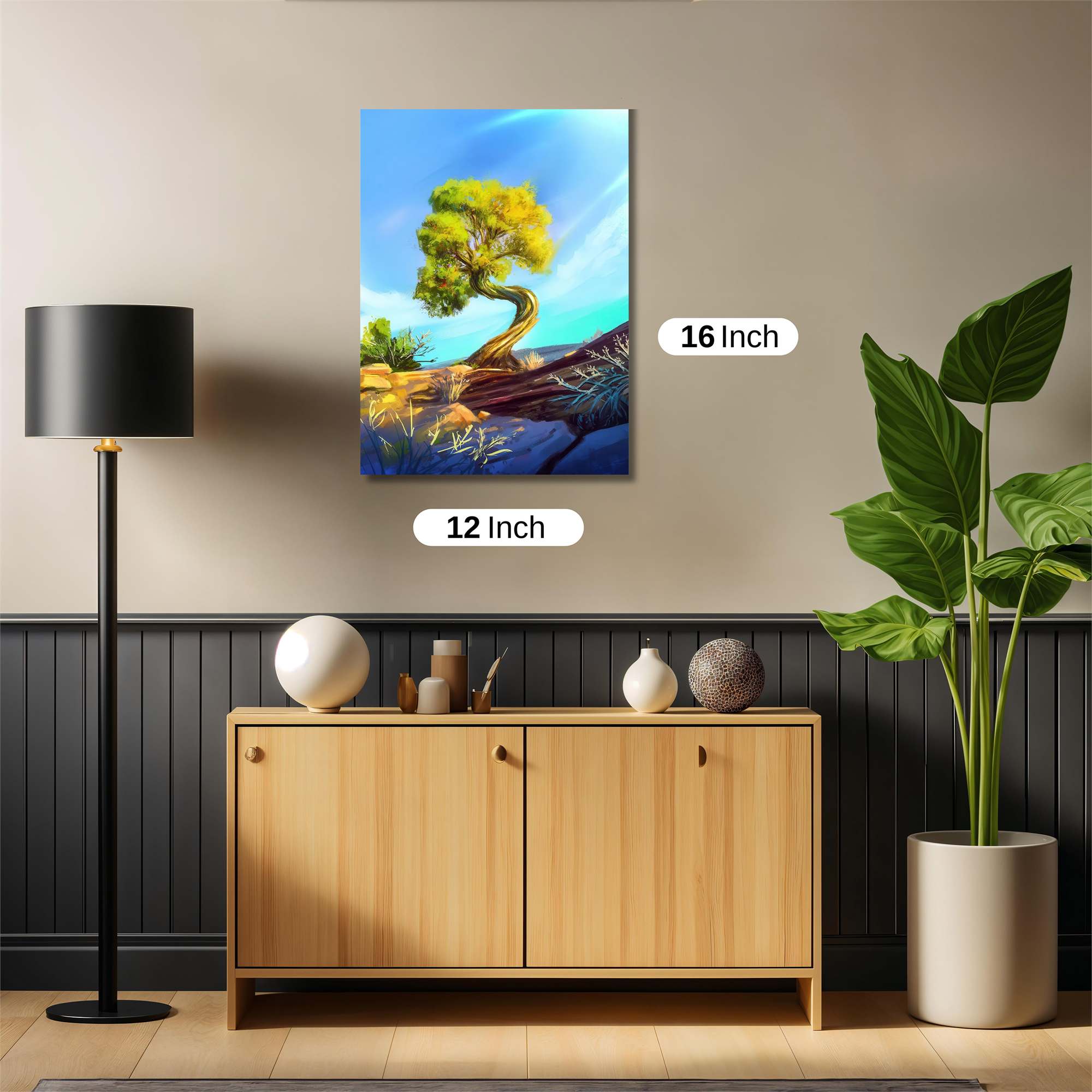 Whimsical Tree Safe Wall Magnetic / M