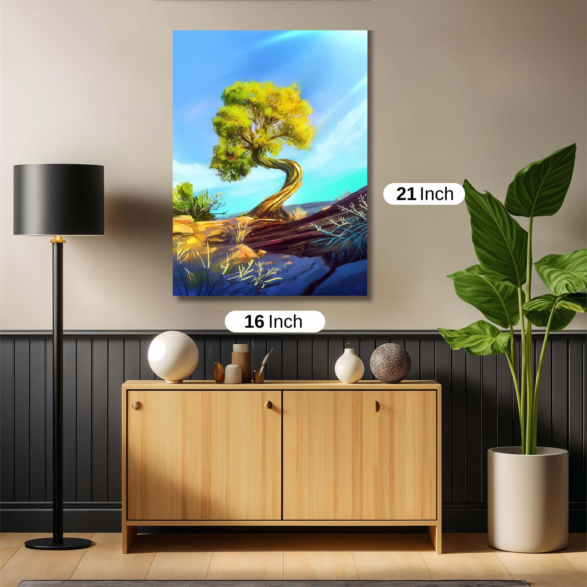 Whimsical Tree Safe Wall Magnetic / M