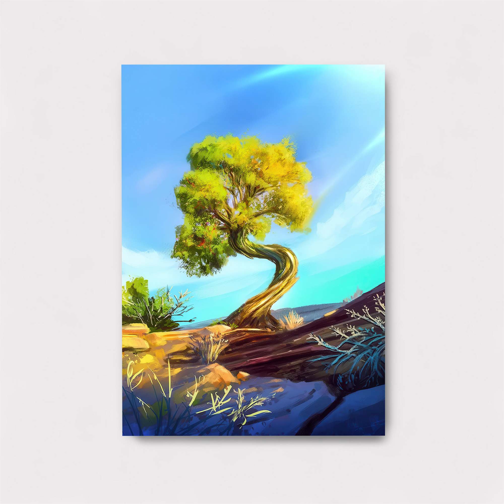 Whimsical Tree Safe Wall Magnetic / M