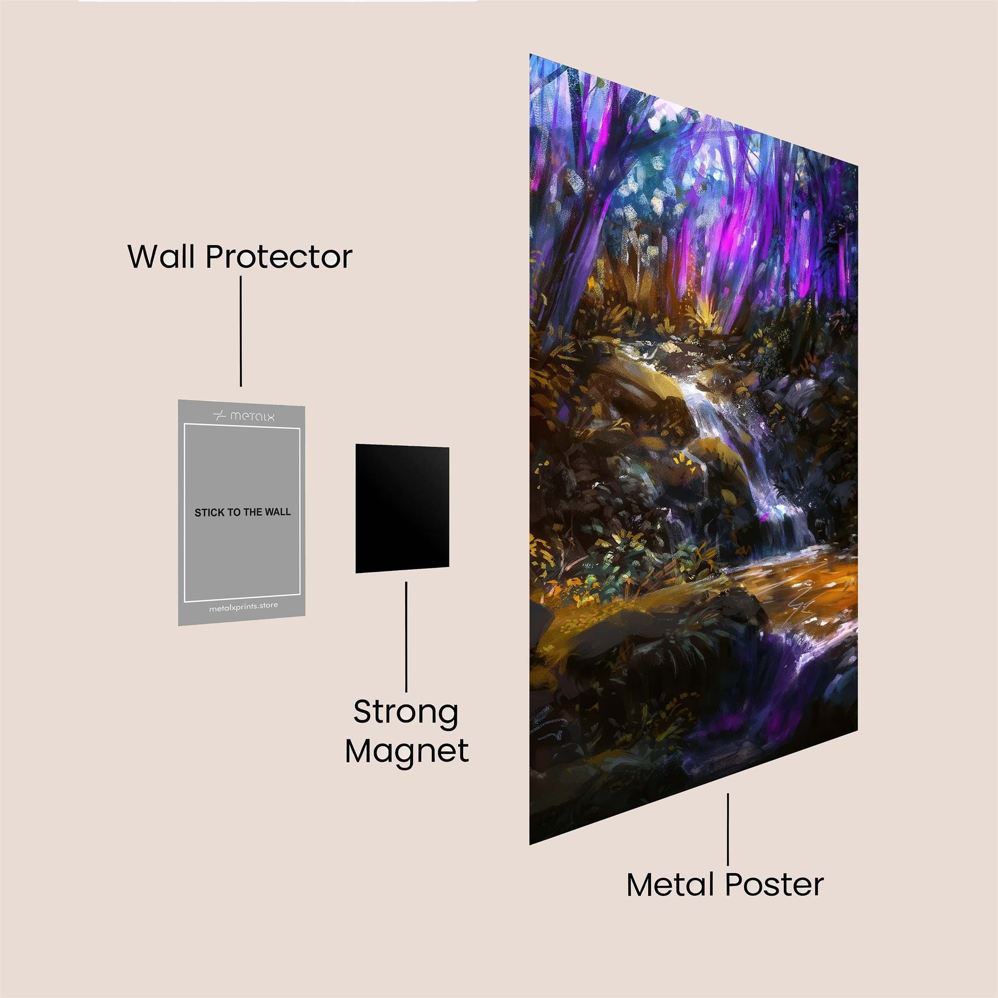 Mystic Glow Safe Wall Magnetic / M