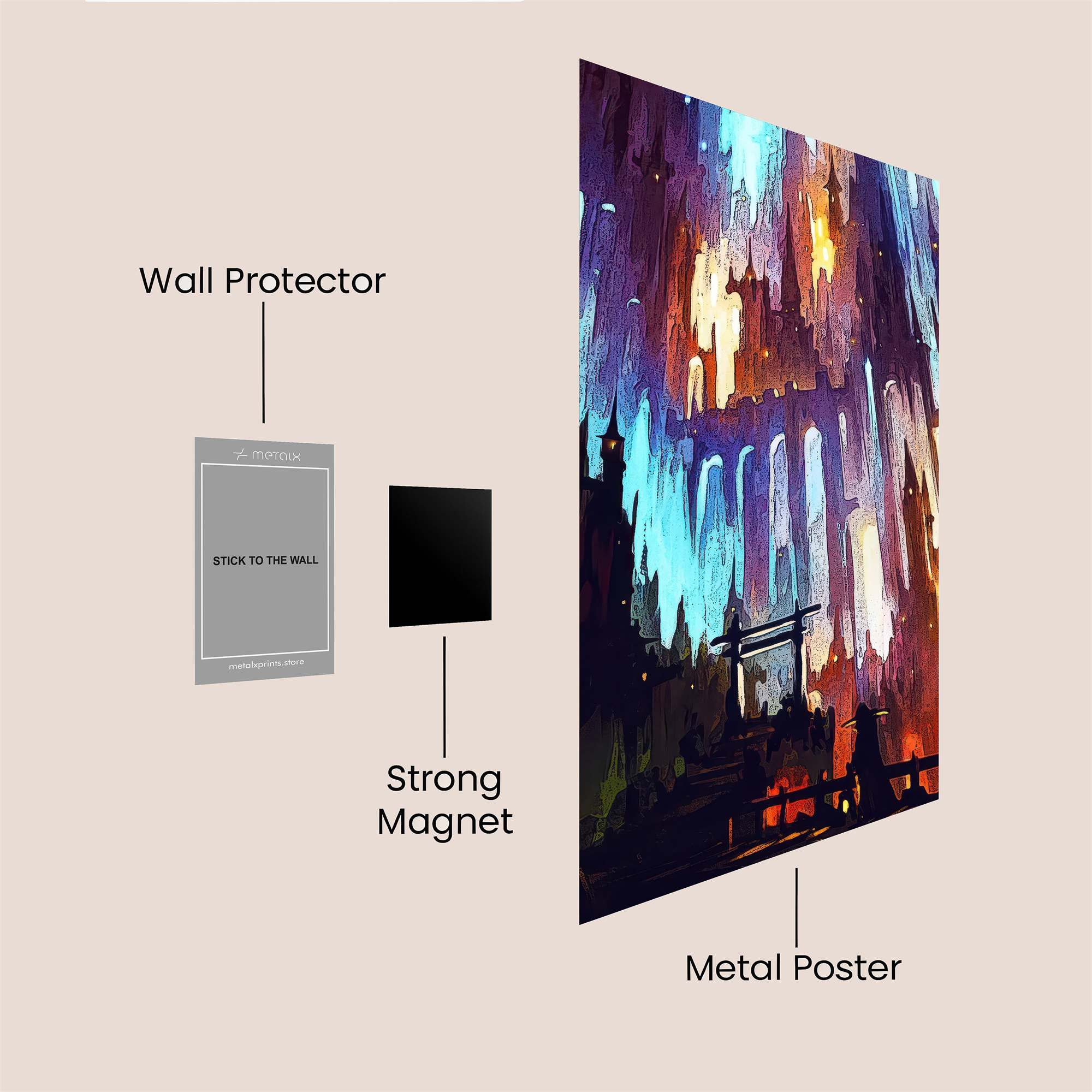 Aurora Dream Safe Wall Magnetic / M