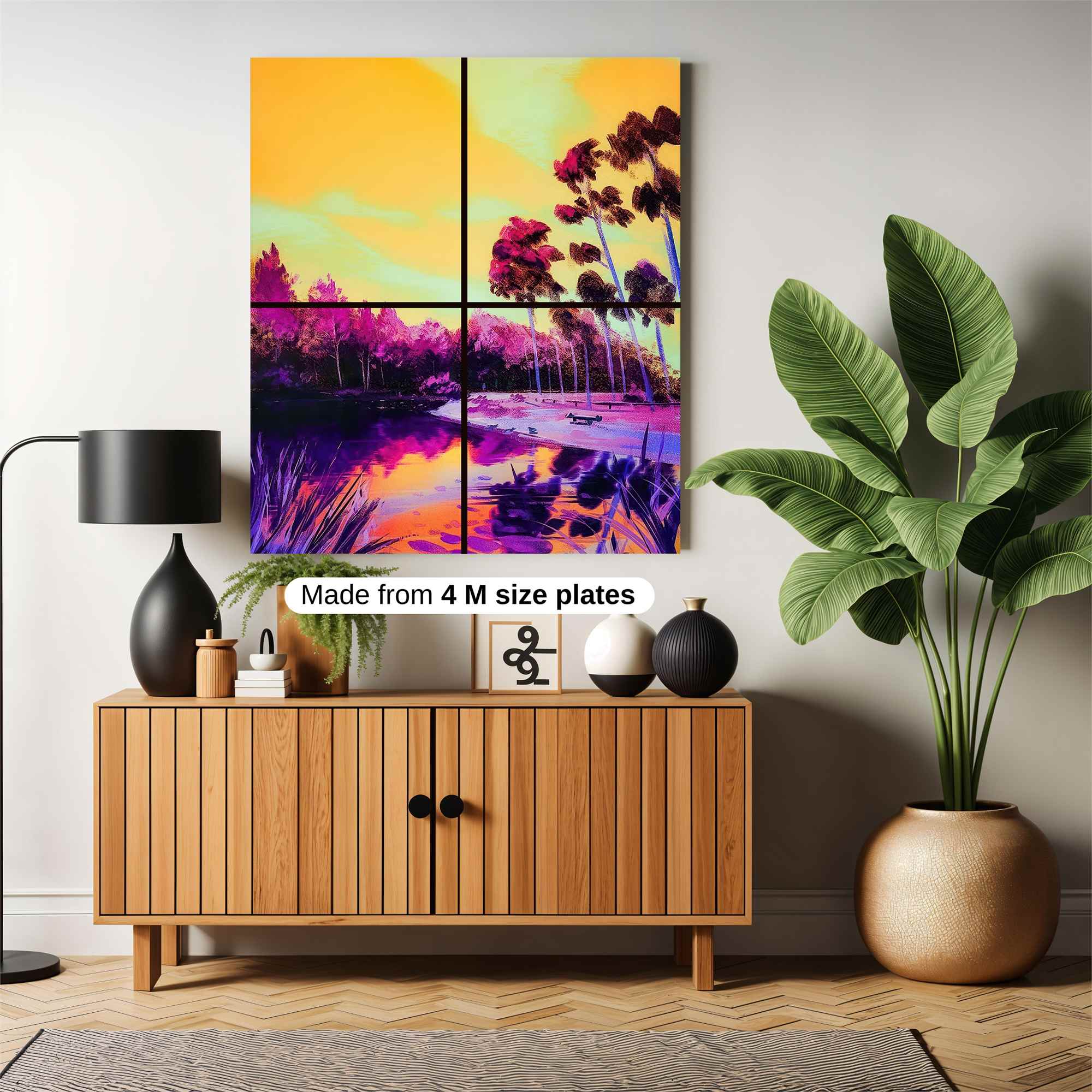 Sunset Serenity Safe Wall Magnetic / M