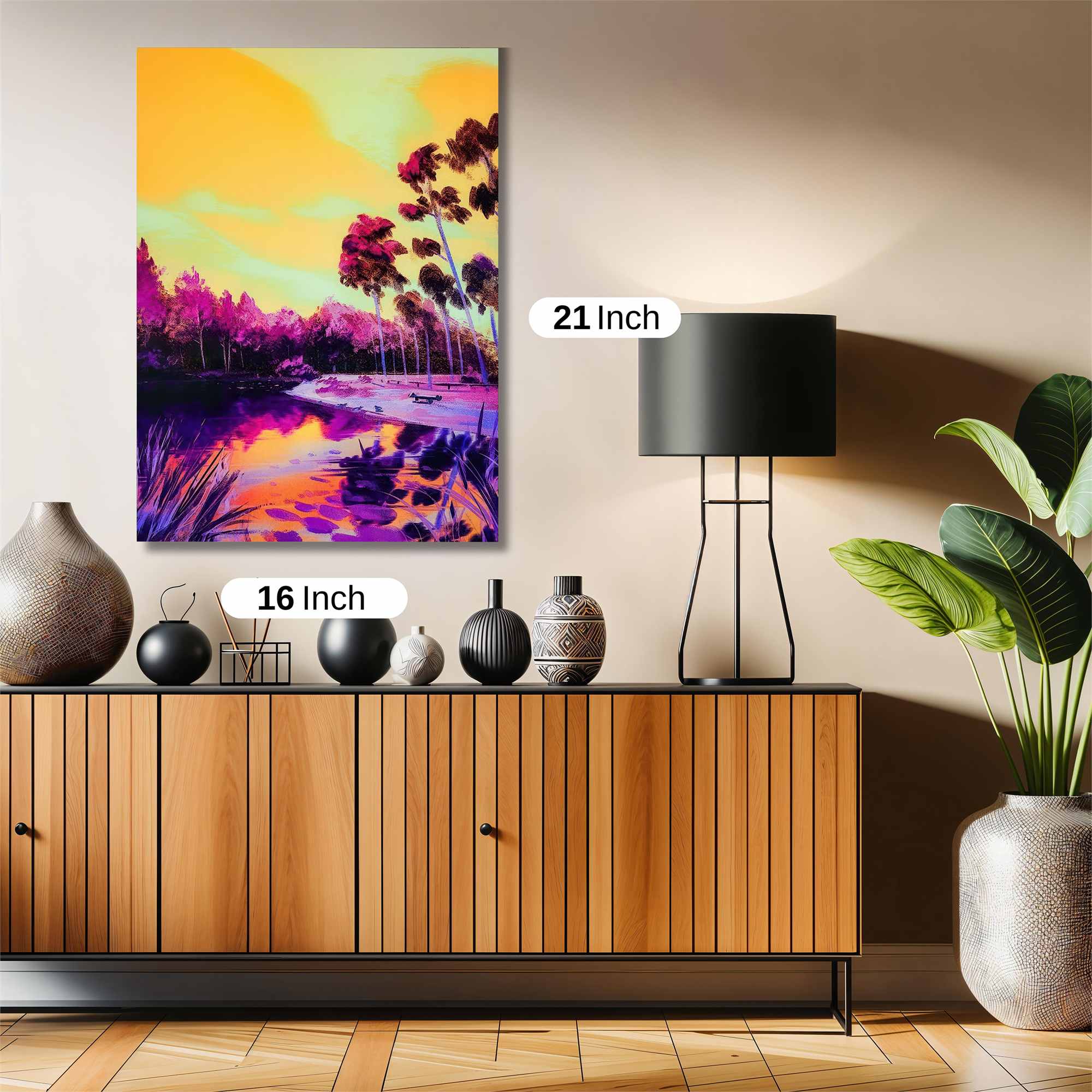 Sunset Serenity Safe Wall Magnetic / M