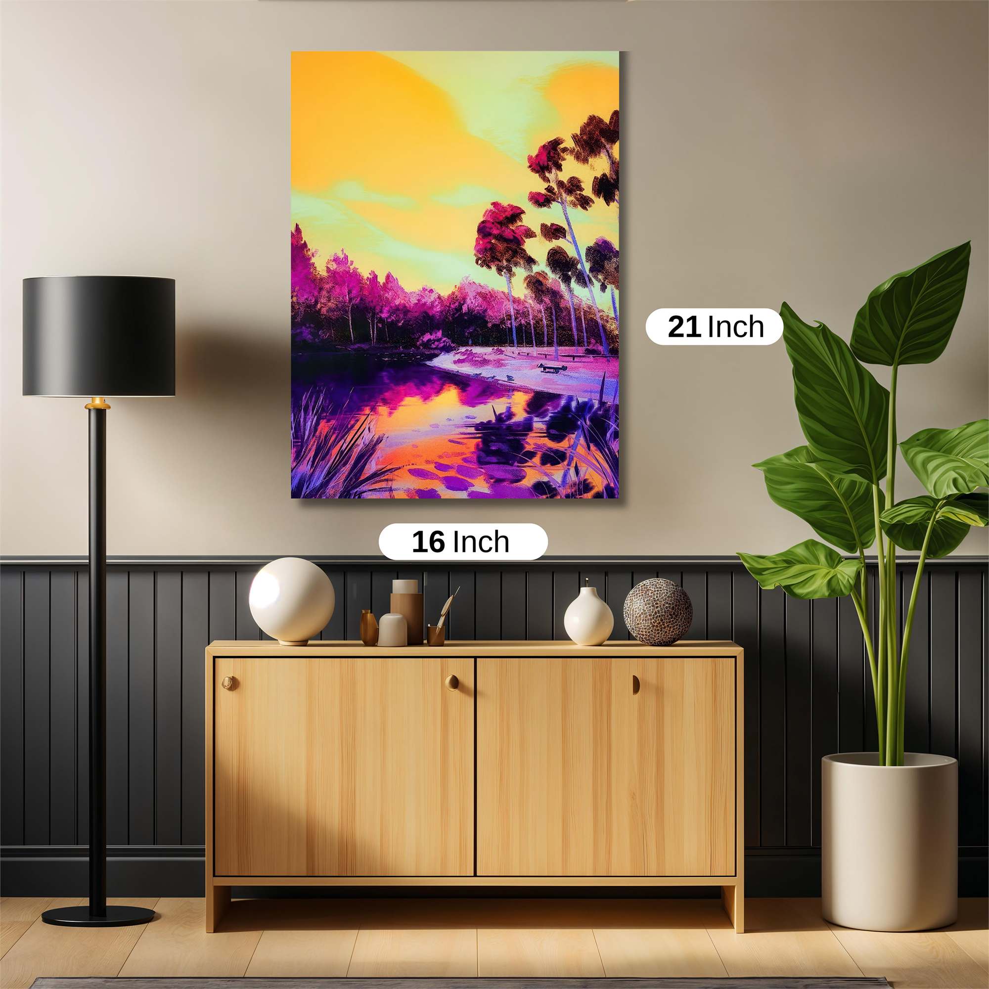 Sunset Serenity Safe Wall Magnetic / M