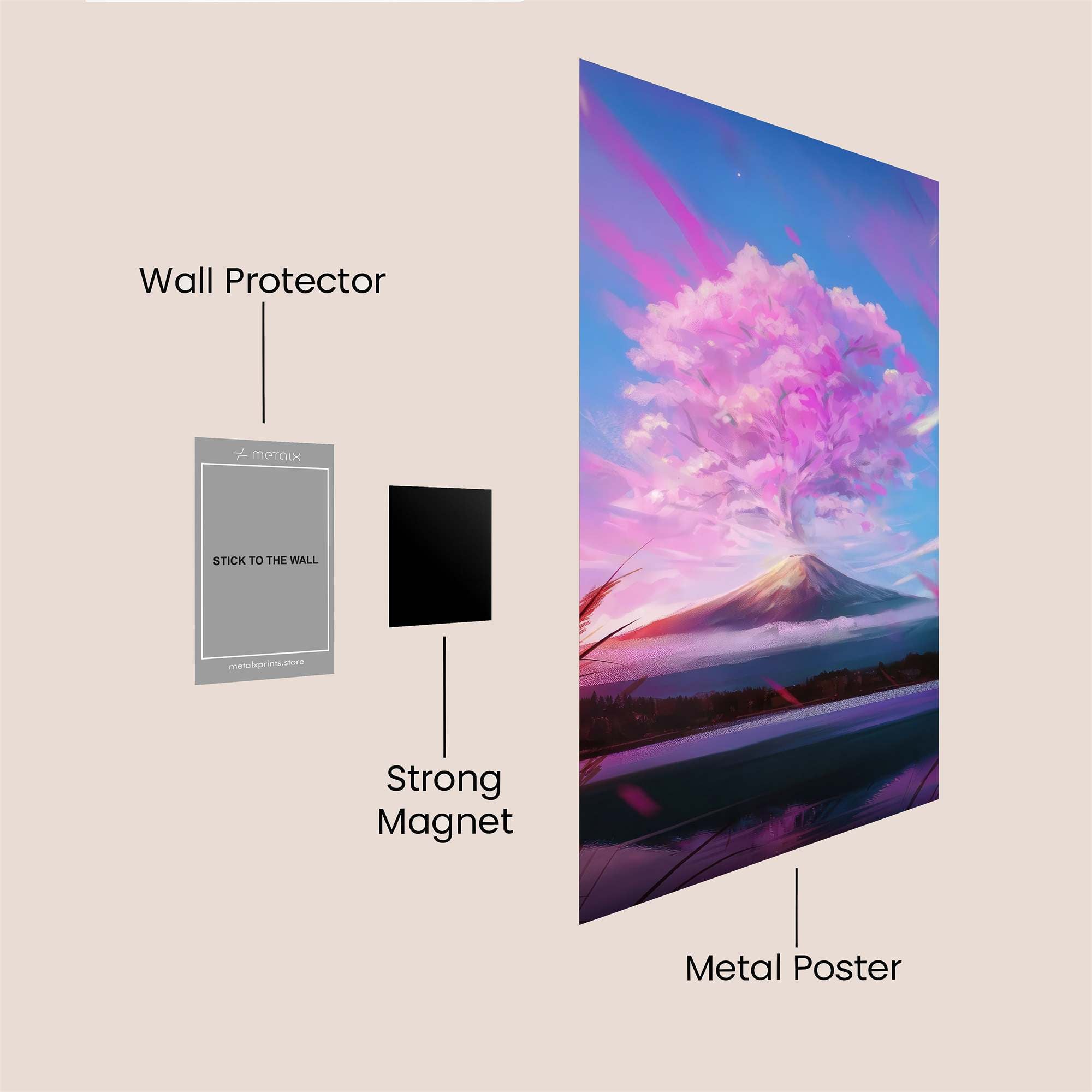 Fuji Dreamscape Safe Wall Magnetic / M