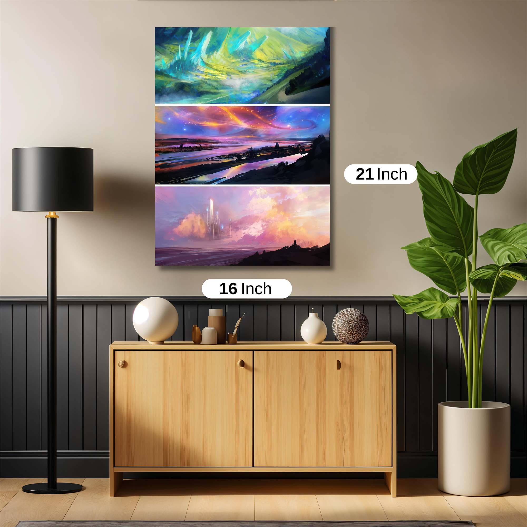 Aurora Dreamscape Safe Wall Magnetic / M