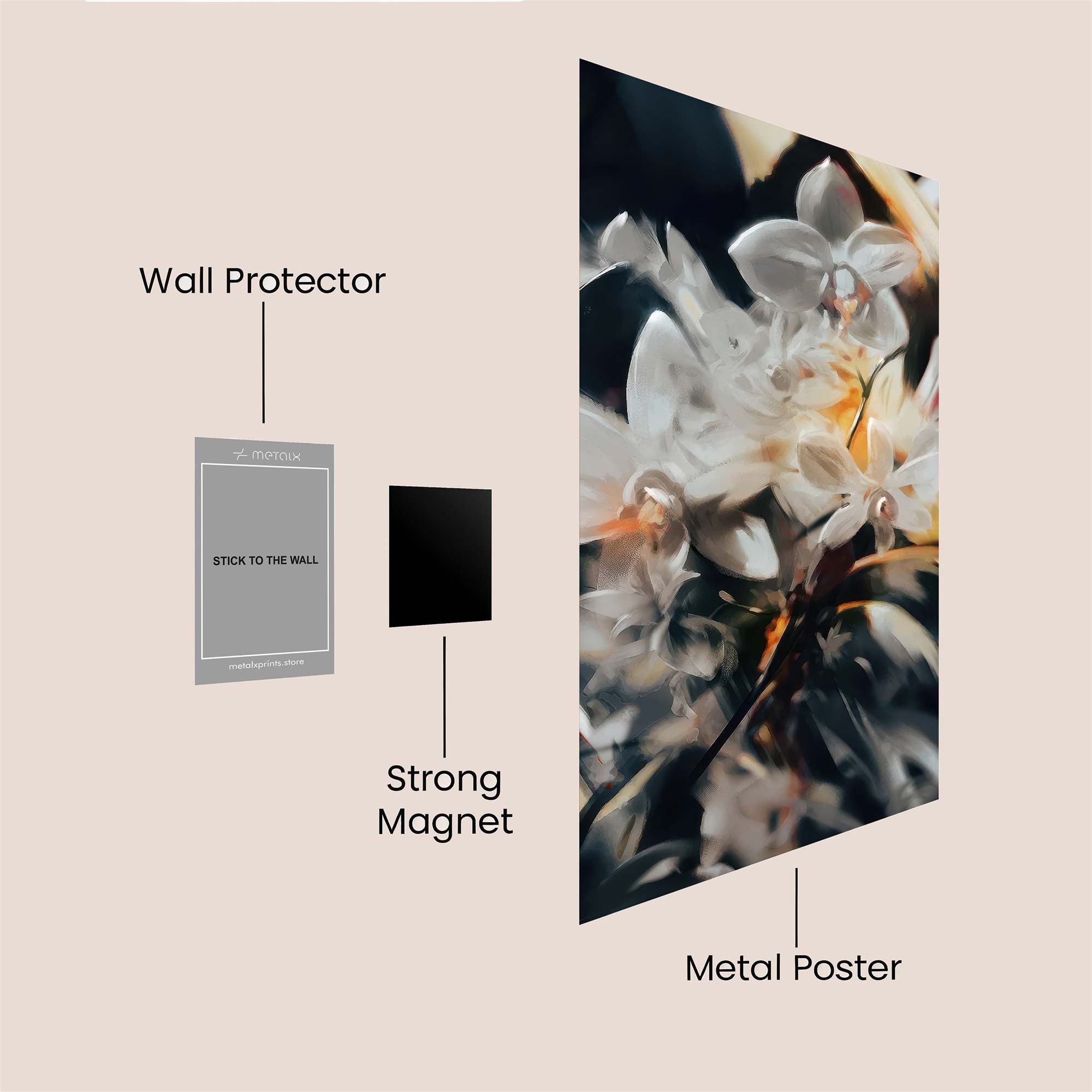 Orchid Dream Safe Wall Magnetic / M