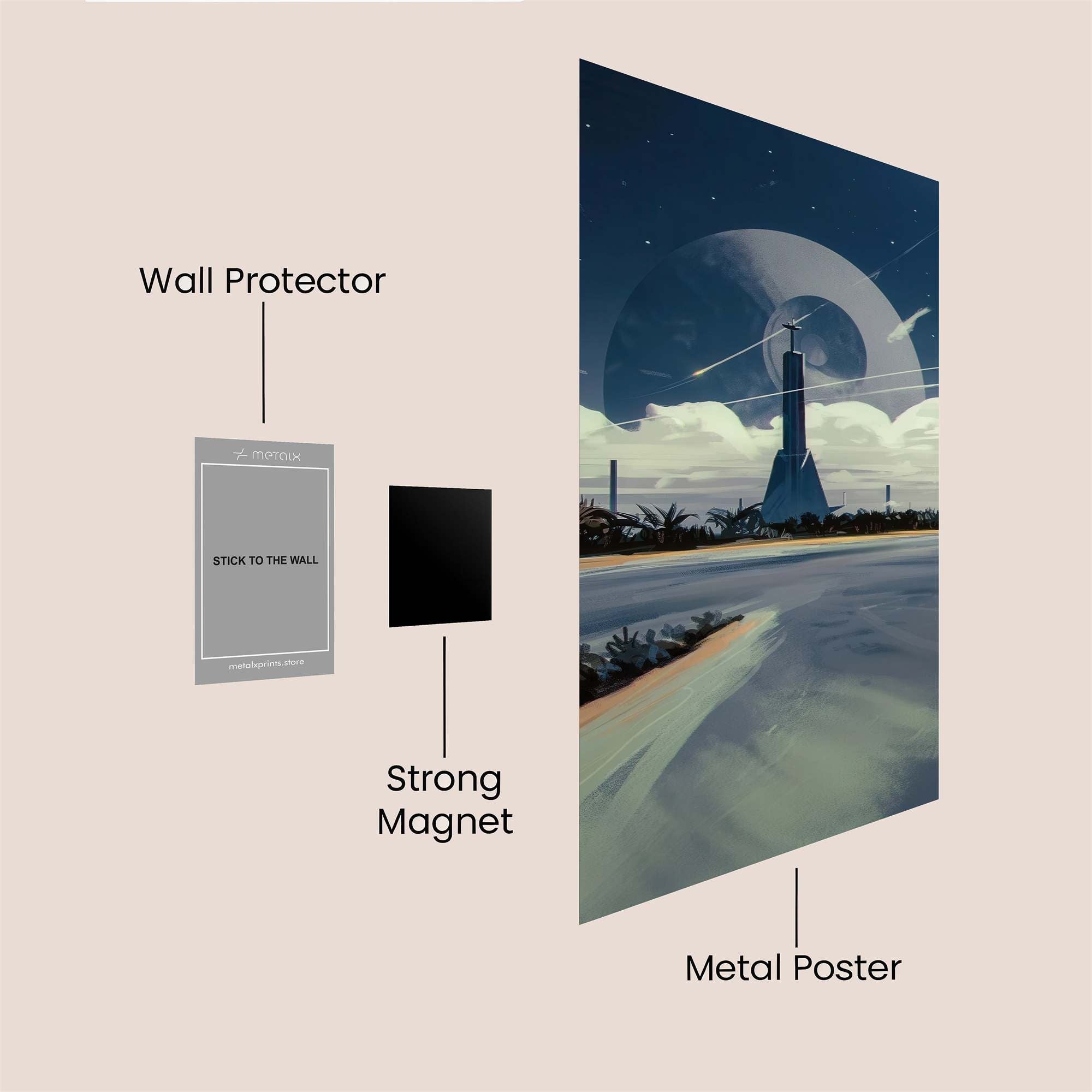 Deathstar Serenity Safe Wall Magnetic / M