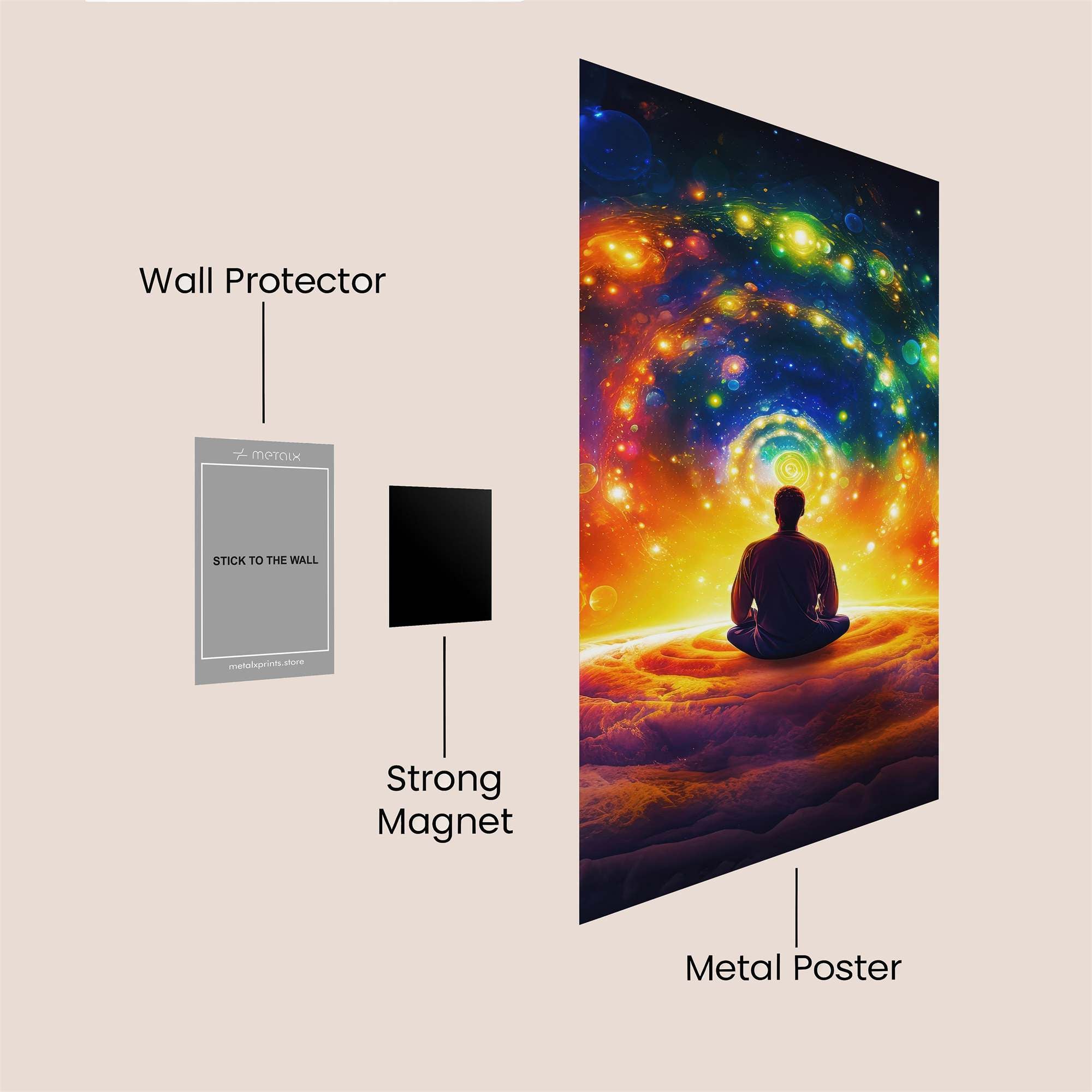 Cosmic Serenity Safe Wall Magnetic / M
