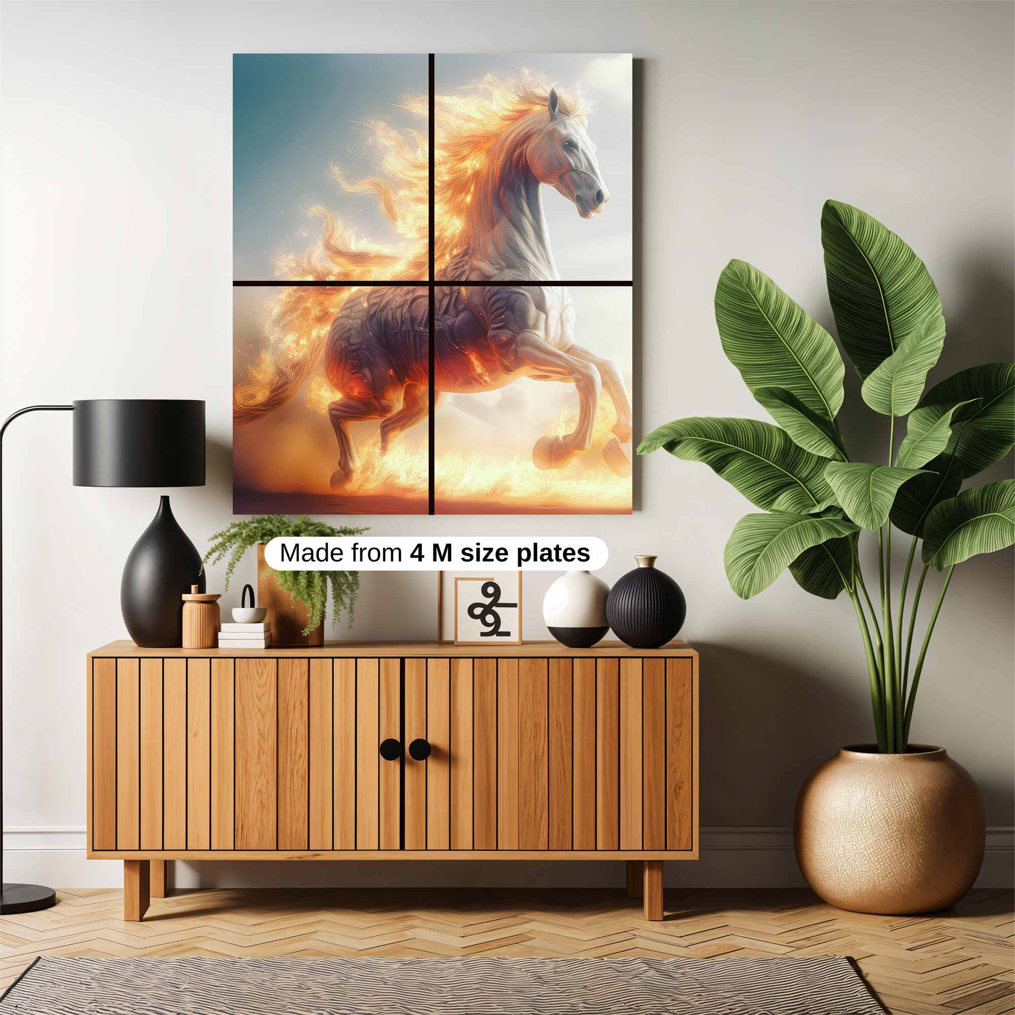 Flame Gallop Safe Wall Magnetic / M