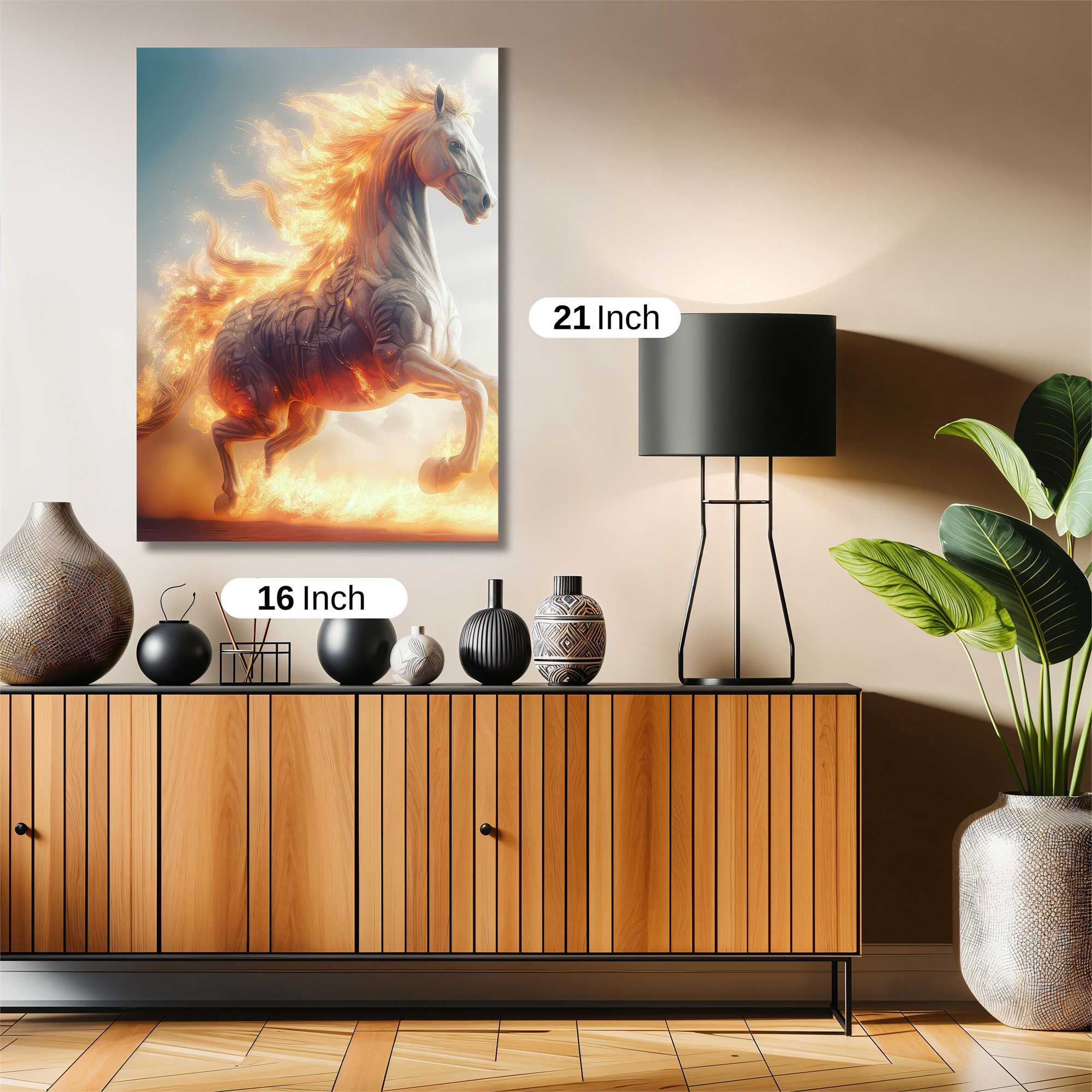 Flame Gallop Safe Wall Magnetic / M